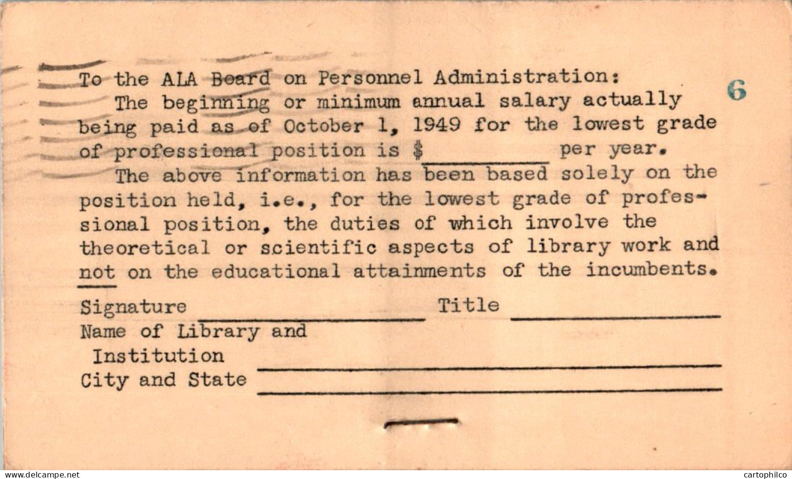 US Postal Stationery 1c Chicago To Pipestone Minn American Library Association - 1941-60