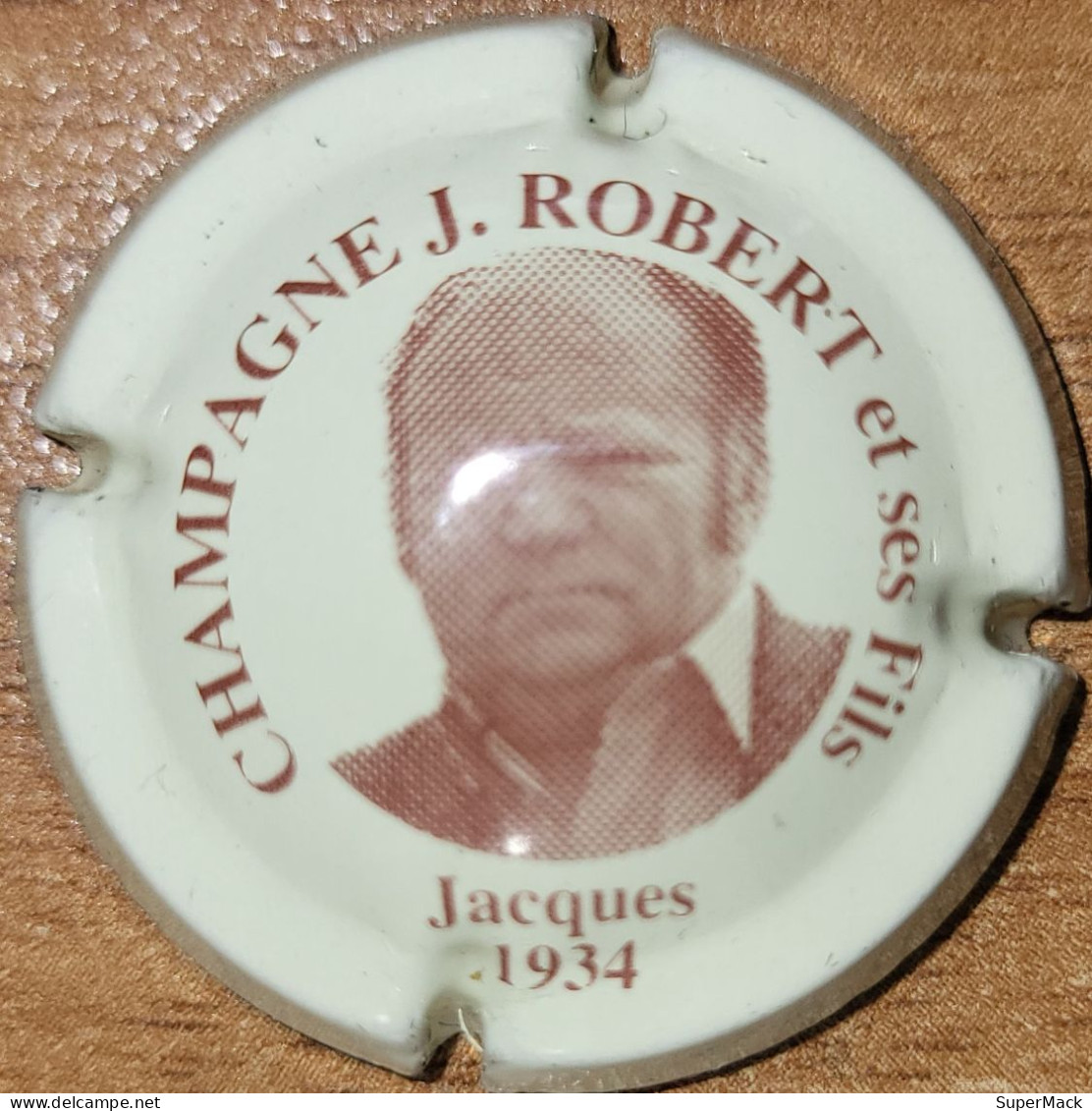 Capsule Champagne Jacques ROBERT Série - Portrait, Crème & Brun Nr 01 - Altri & Non Classificati