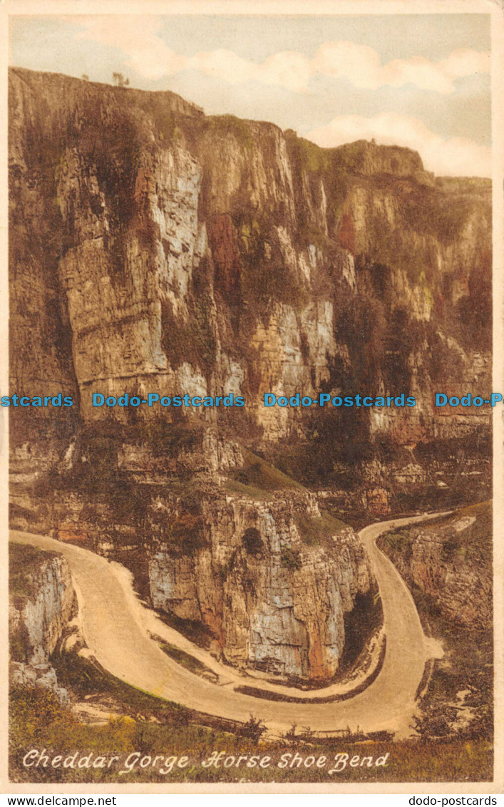 R105415 Cheddar Gorge. Horse Shoe Bend. Friths Series. Coxs Cave. No. 86839 - Mundo