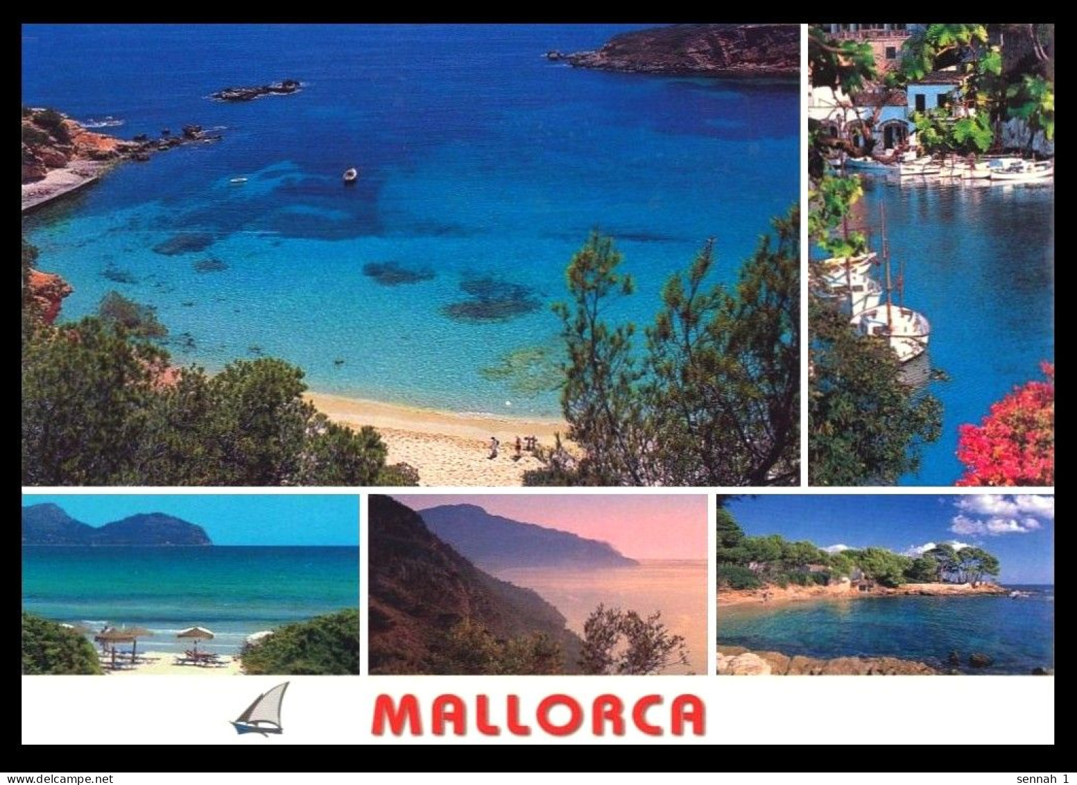 Spanien / Spain / España: Ansichtskarte [AK] / Postcard 'Mallorca [Balearen – Islas Baleares]', Gebraucht / Used - Mallorca