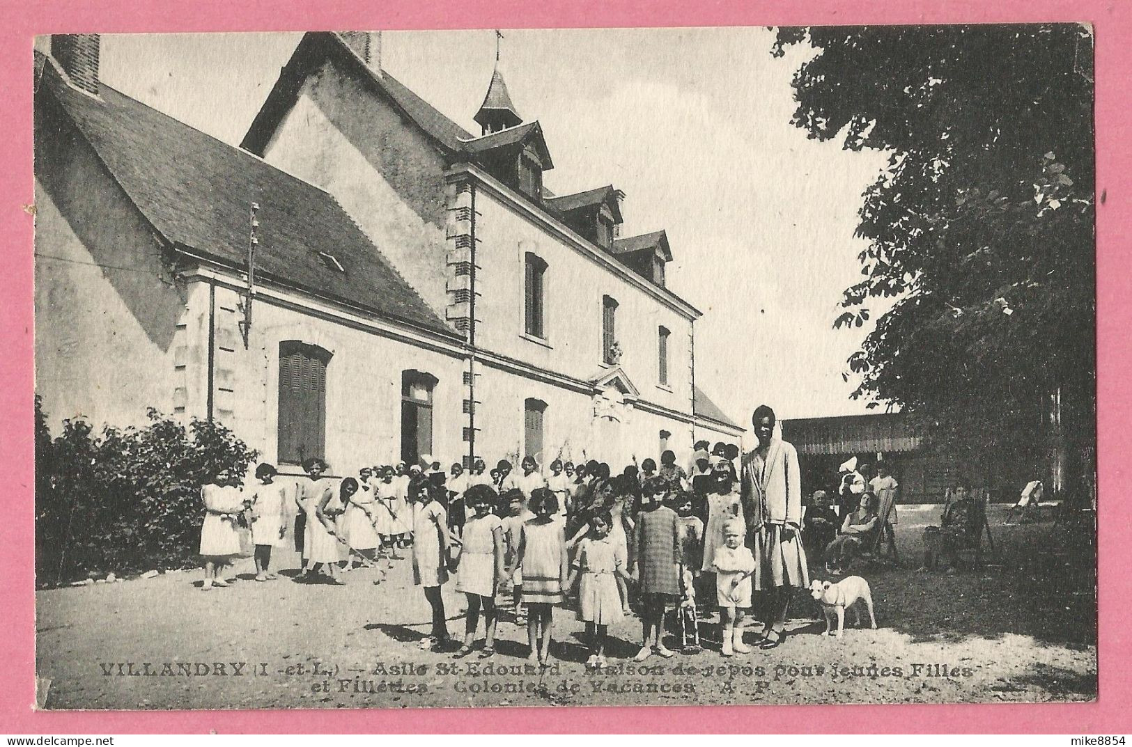 SAS0294   CPA VILLANDRY  (Indre Et Loire) Asile St-Edouard - Maison De Repos Pour Jeunes Filles Et Fillettes - Colonie - Autres & Non Classés