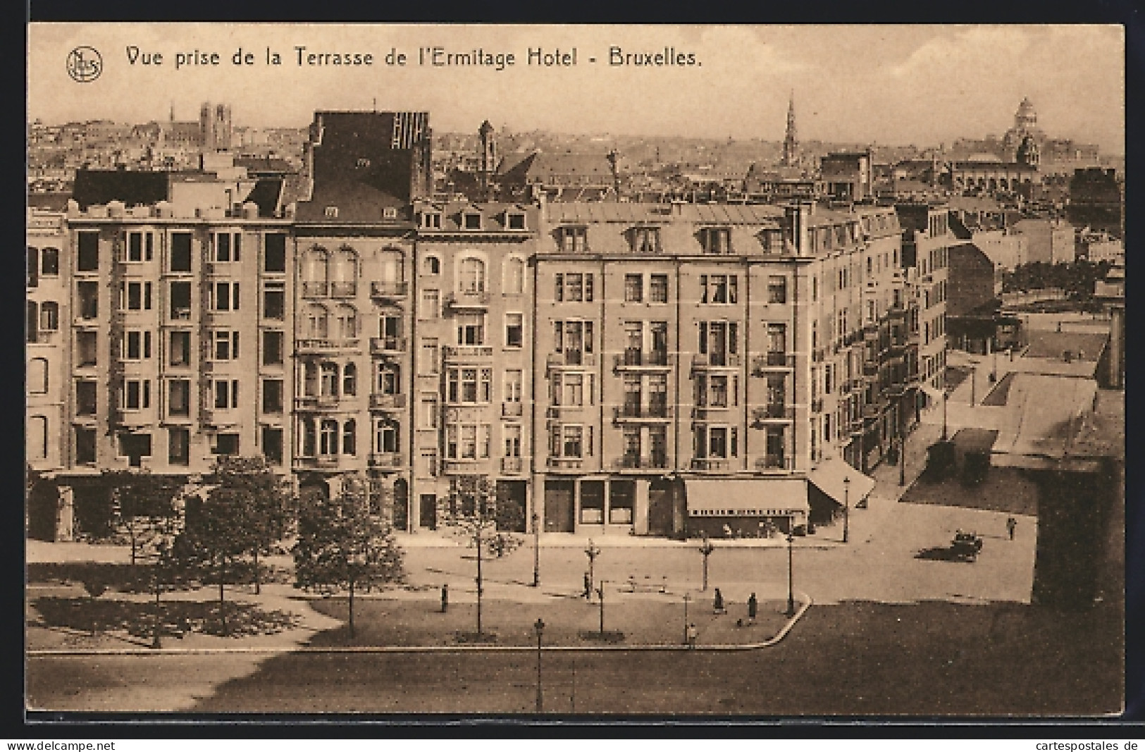 AK Brüssel / Bruxelles, Vue Prise De La Terrasse De L`Ermitage Hotel  - Brüssel (Stadt)