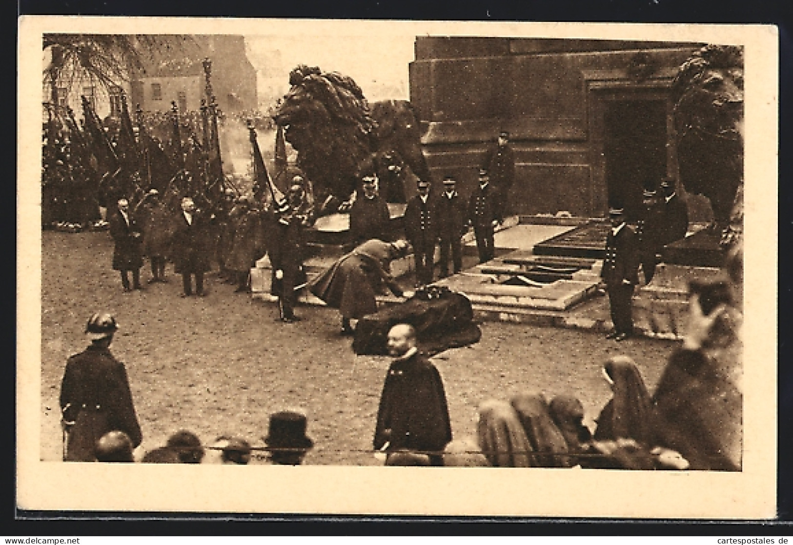 AK Brüssel / Bruxelles, Le Soldat Inconnu, Cérémonie 1922  - Brüssel (Stadt)