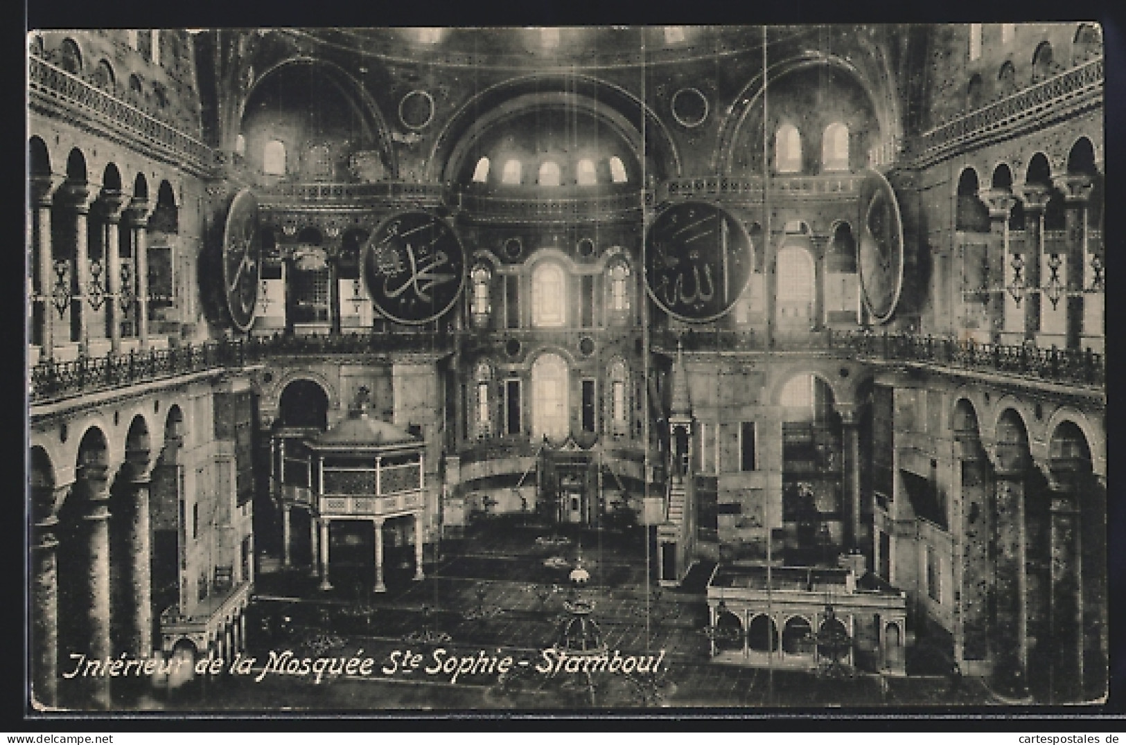 AK Stamboul, Intérieur De La Mosquée Ste. Sophie  - Turquie