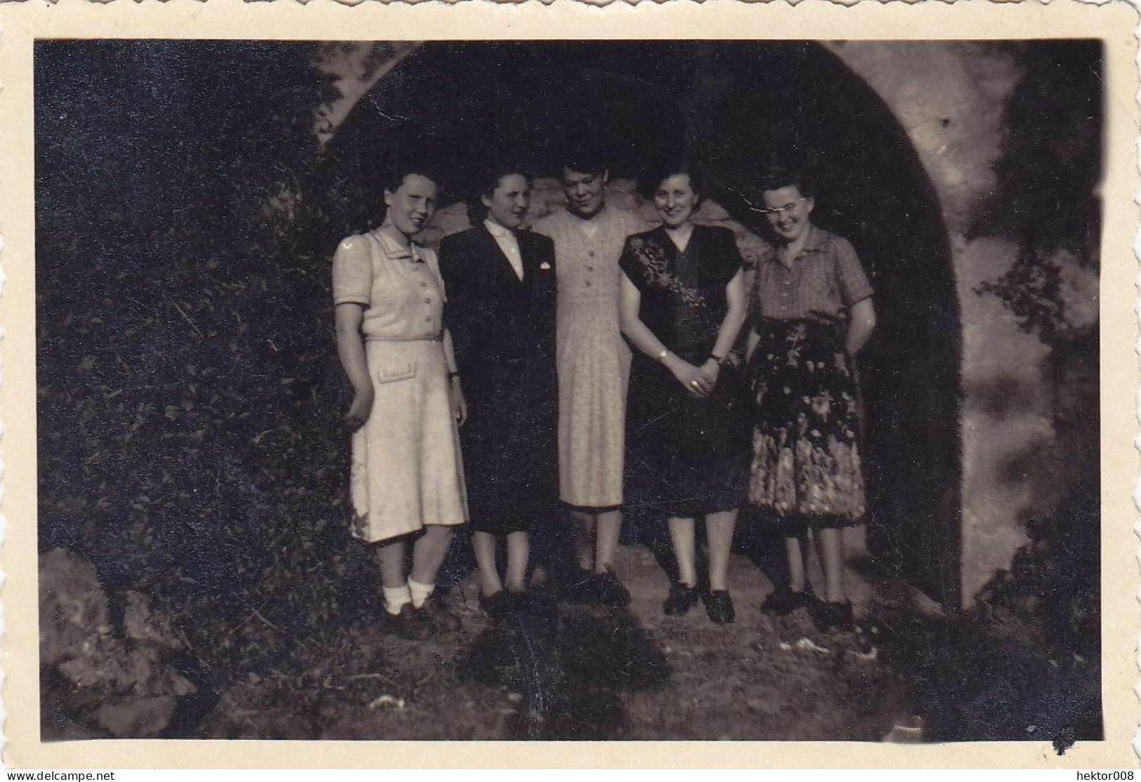 Altes Foto Vintage. Hübsche Junge Mädchen. Um 1950 (  B14  ) - Anonyme Personen