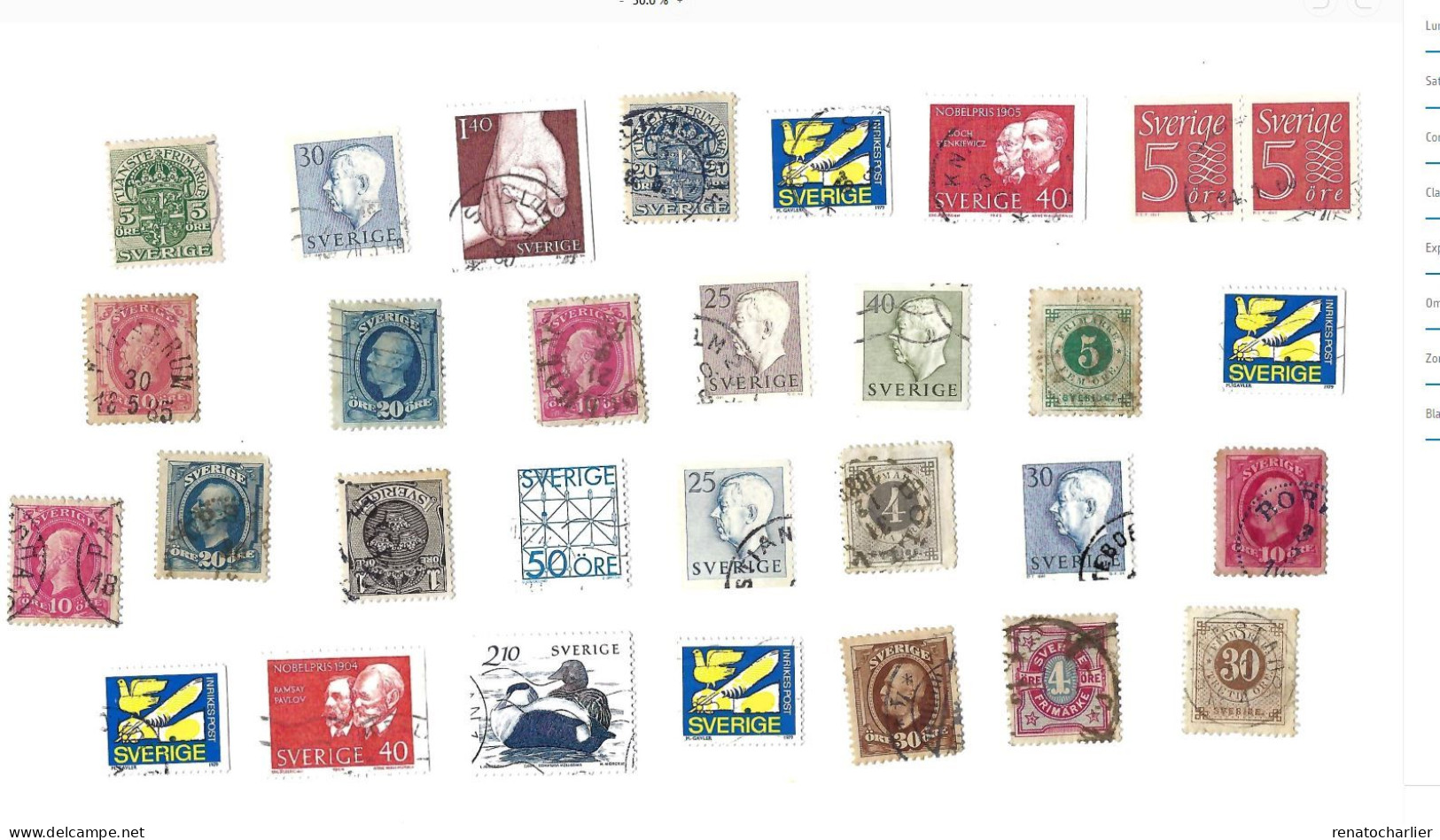 Collection De 115 Timbres  Oblitérés. - Sammlungen