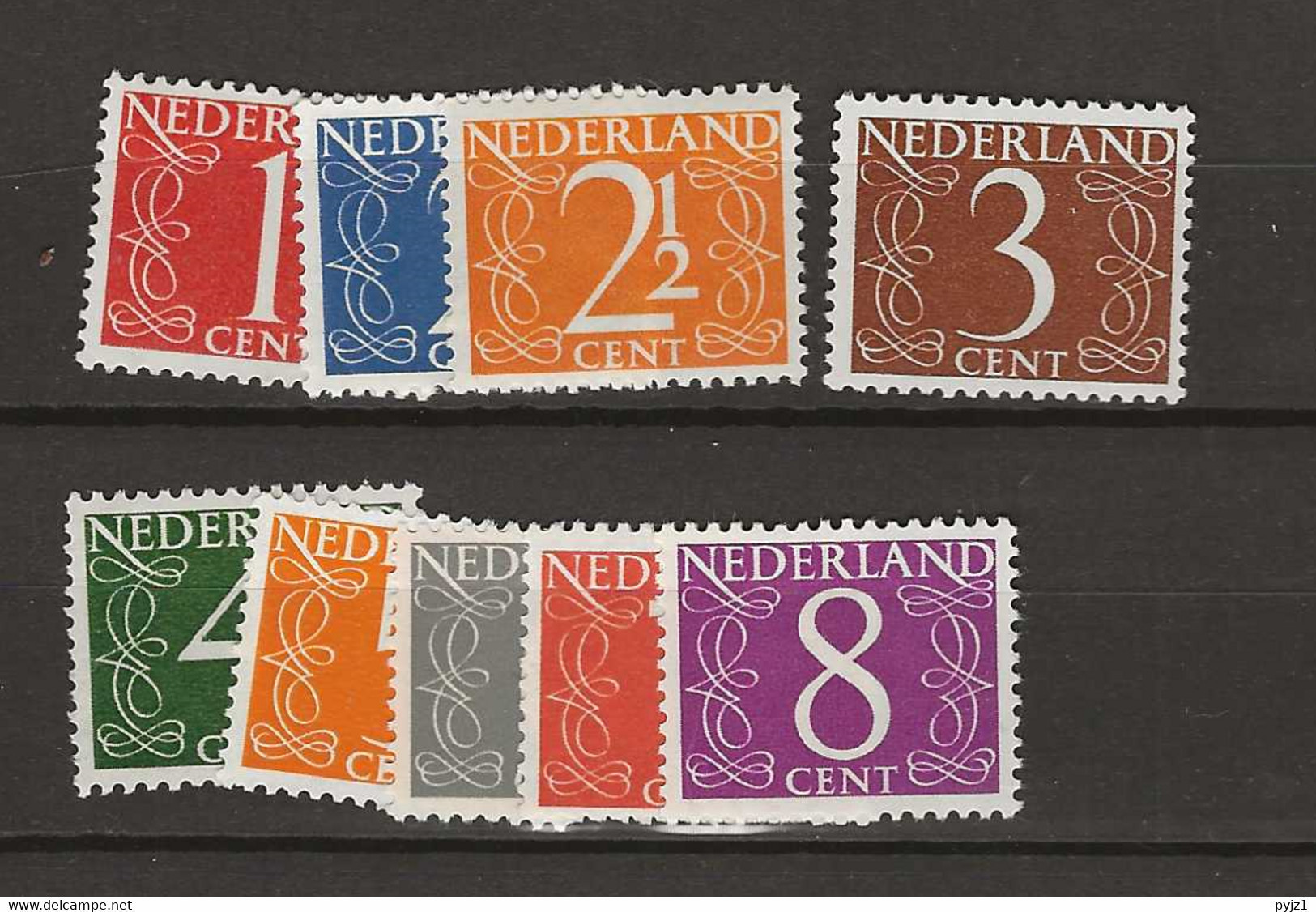 1946 MNH Nederland NVPH 460-68 Postfris** - Neufs