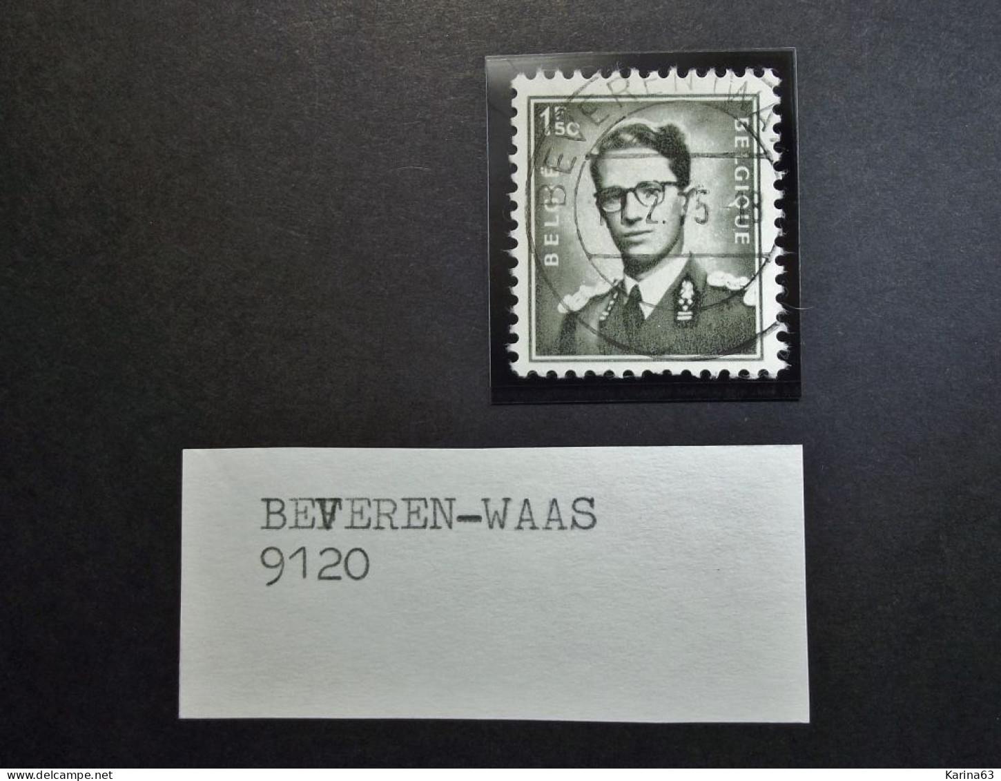 Belgie Belgique - 1953 -  OPB/COB  N° 924 -  1F50   - Obl.  Central Beveren - Waas  - 1975 - Gebruikt