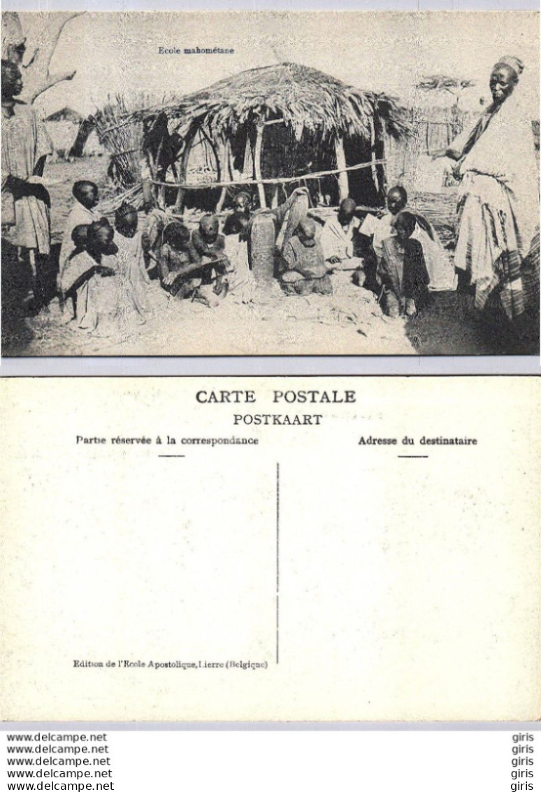 Afrique - Missions Des Pères Du Saint Esprit - Ecole Mahométane - Non Classés