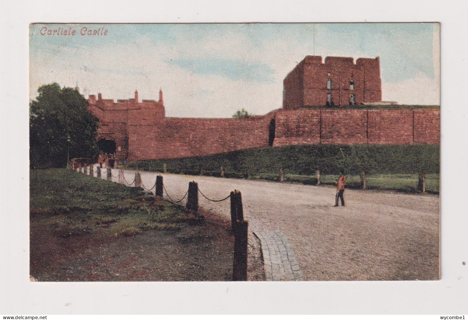 ENGLAND - Carlisle The Castle Used Vintage Postcard - Carlisle
