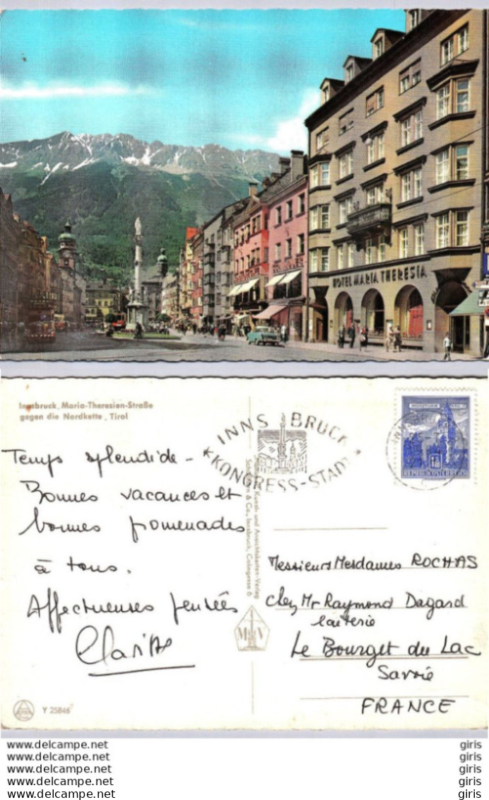 Autriche - Tyrol - Innsbruk Maria Thcrestenstrassse - Autres & Non Classés