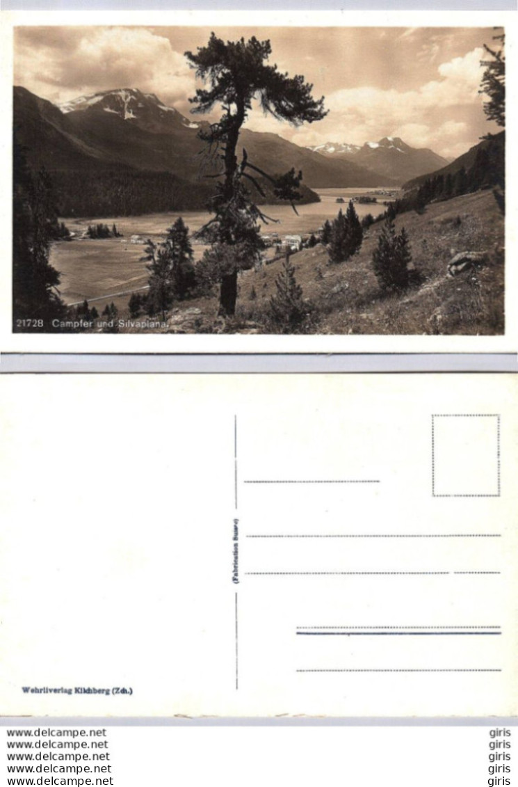 Suisse - GR Grisons - Arosa - Campfer Und Silvaplana - Silvaplana