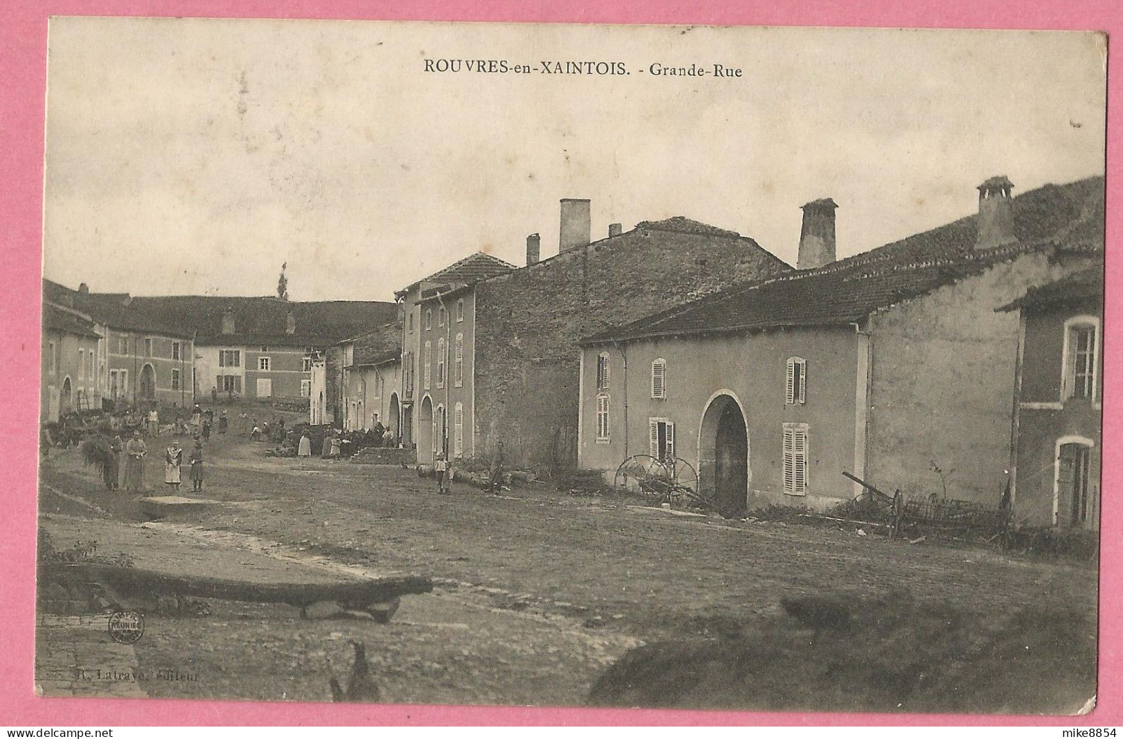 A206  CPA  ROUVRES En XAINTOIS  (Vosges)  Grande-Rue  +++++ - Otros & Sin Clasificación