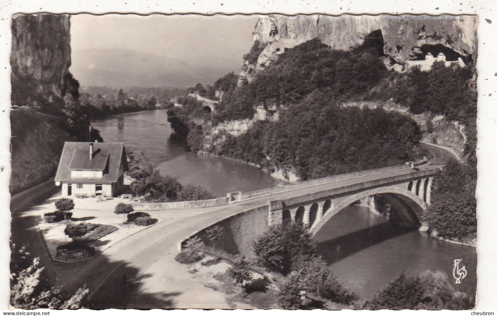 73. AIX LES BAINS ( ENVIRONS DE) .. CPA. LE PONT DE LA BALME. ANNEE 1962 + TEXTE - Aix Les Bains