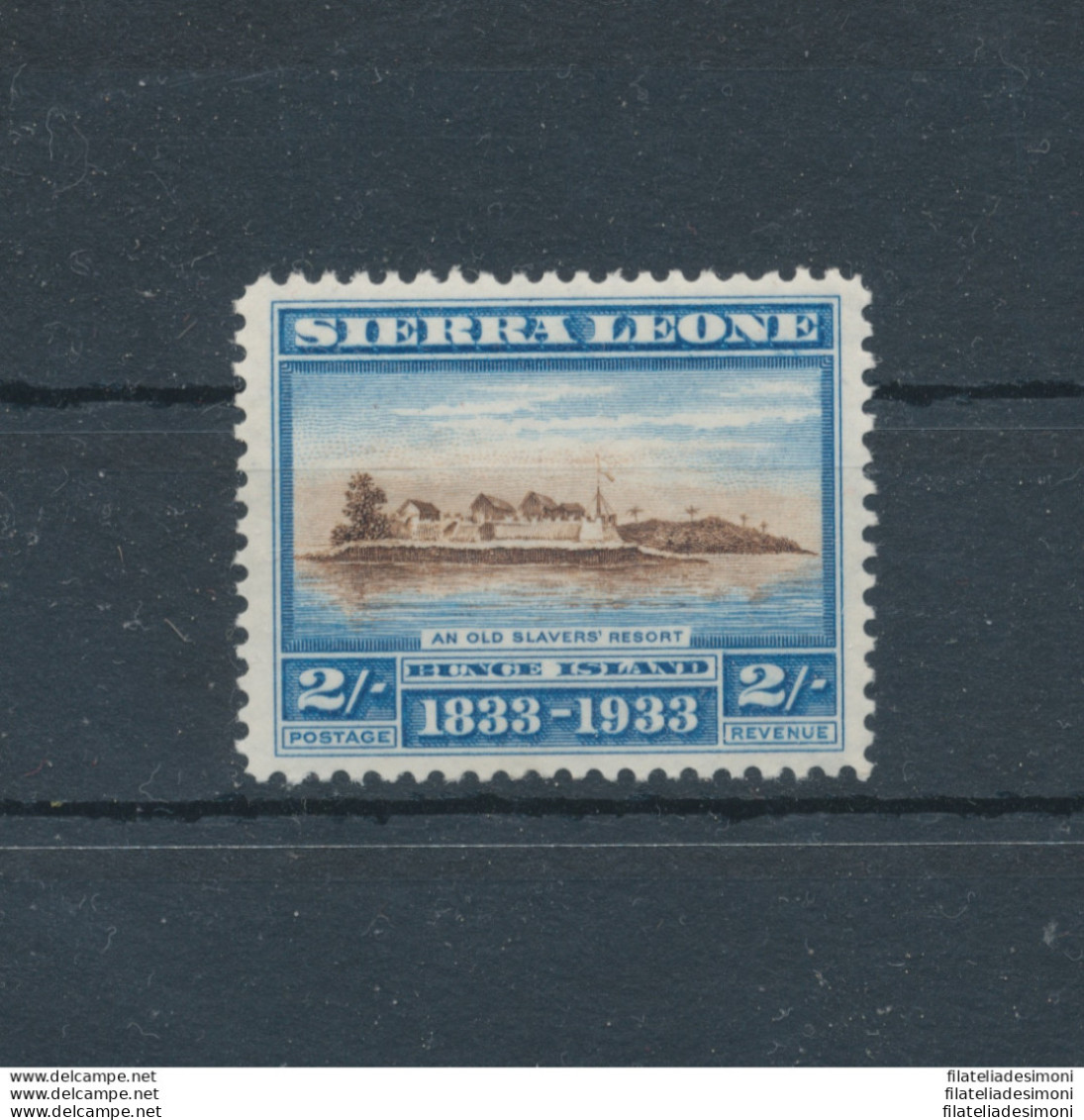 1933 Sierra Leone - Stanley Gibbons N. 177 - 2 Scellini Brown And Light Blue - MNH** - Other & Unclassified