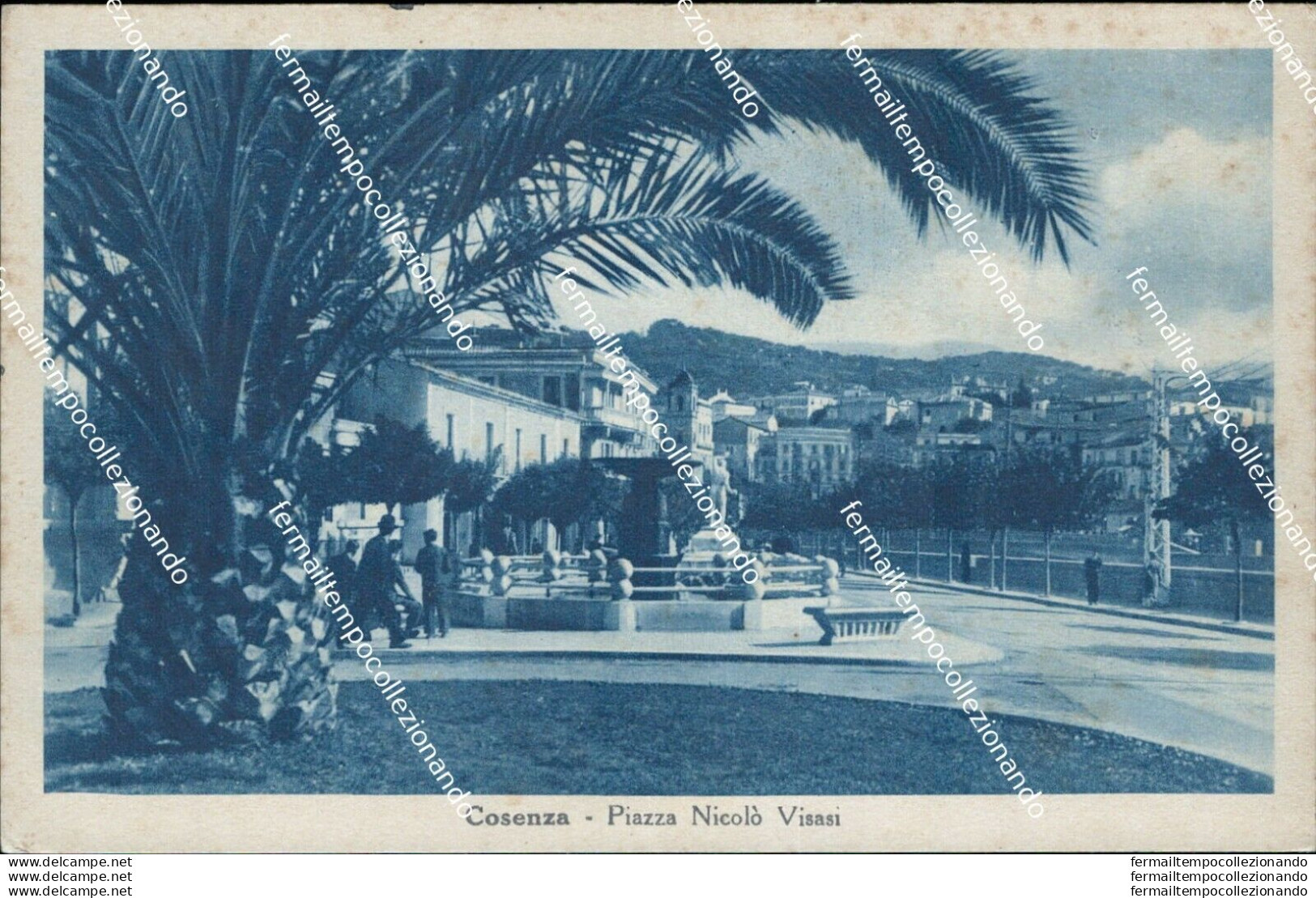 Bc331  Cartolina Cosenza Citta' Piazza Nicolo' Vissai - Cosenza