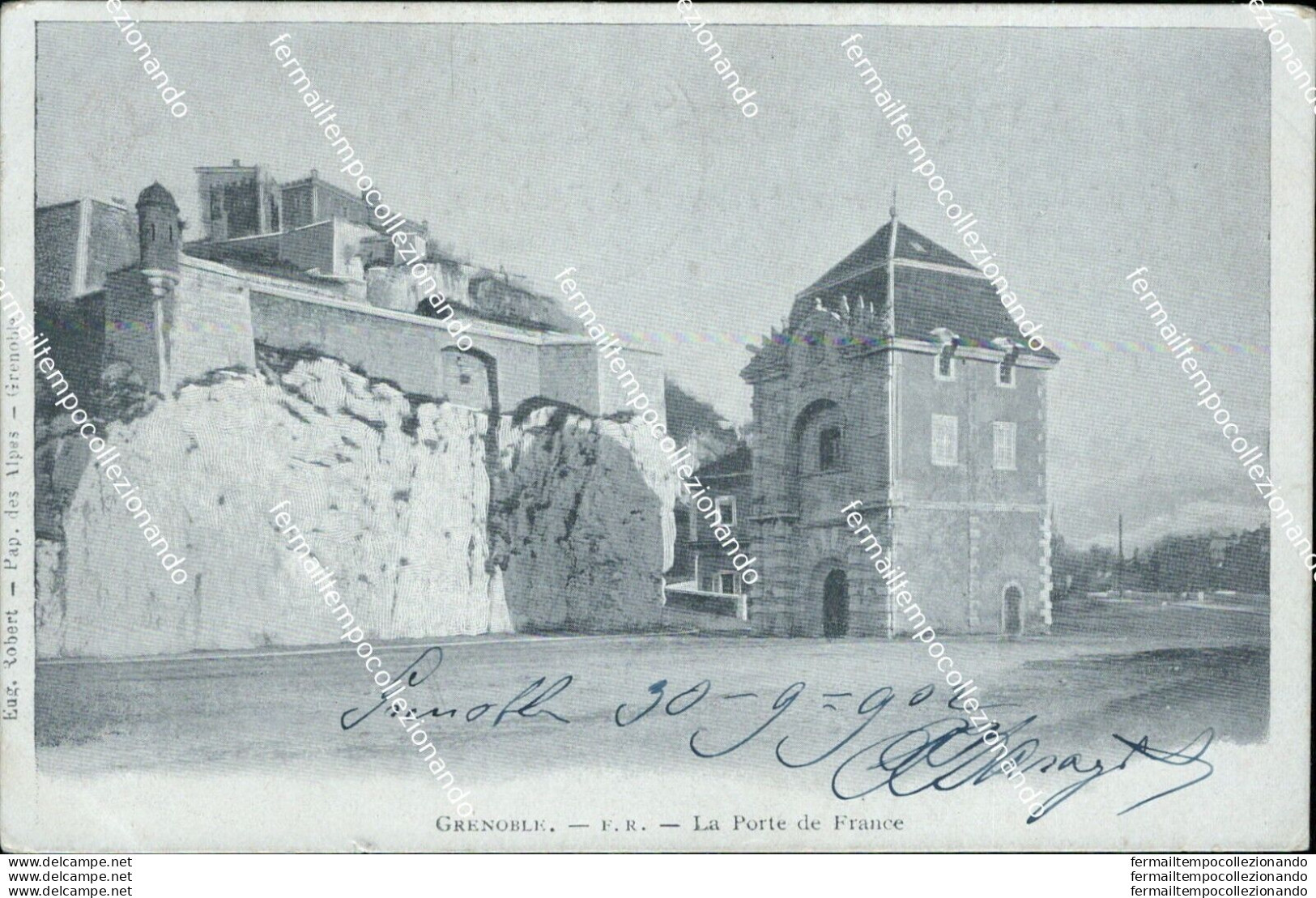 Bu215 Cartolina Grenoble Le Porte De France Francia 1910 - Autres & Non Classés