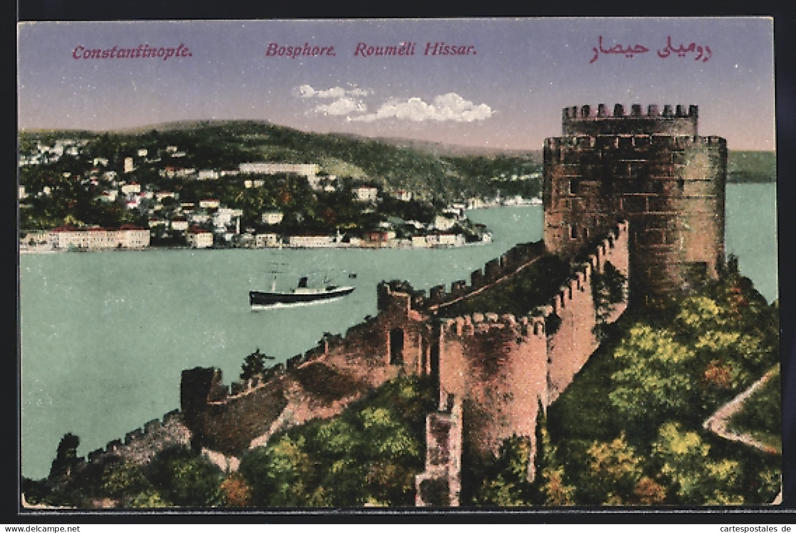 AK Constantinople, Rumeli Hissar Am Bosporus  - Türkei
