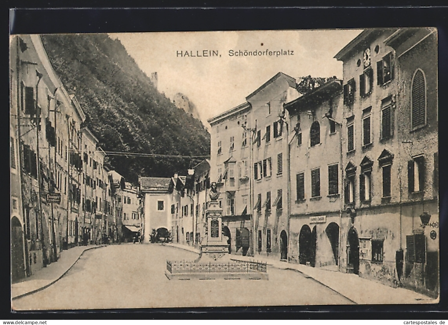 AK Hallein, Blick Auf Den Schöndorferplatz  - Autres & Non Classés