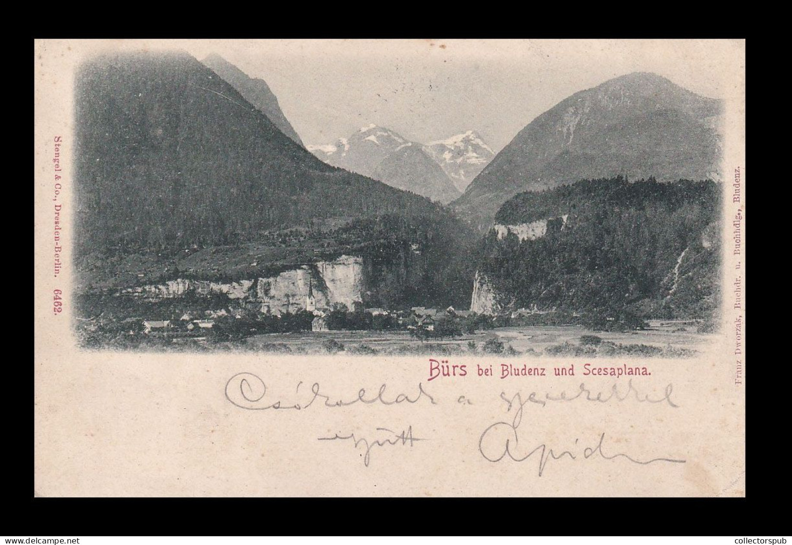 AUSTRIA Bürs 1900. Old Postcard - Sonstige & Ohne Zuordnung