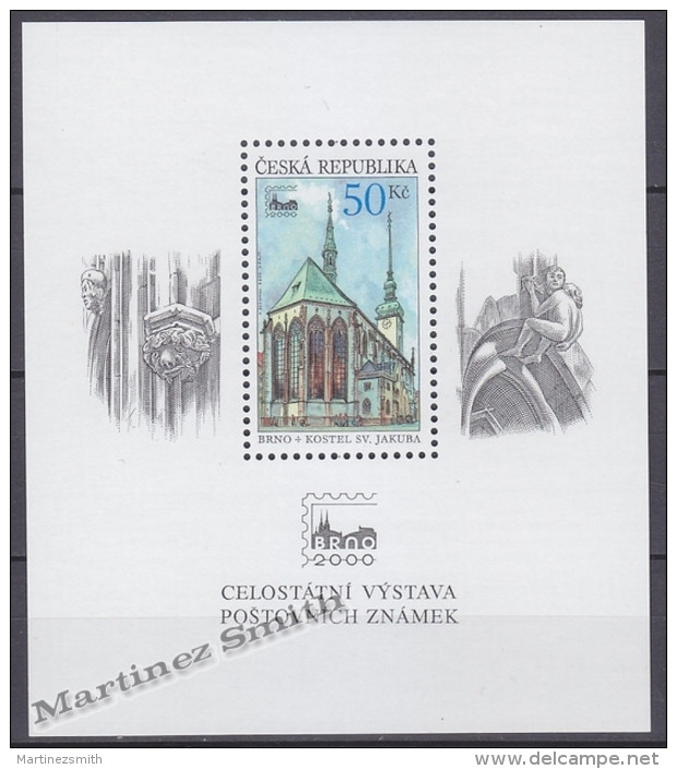 Czech Republic - Tcheque 2000 Yvert BF 8 - Brno 2000 - Philatelic National Exhibition- MNH - Unused Stamps