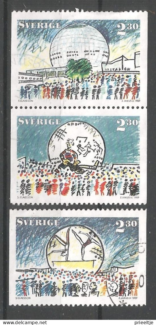 Sweden 1989 The Globe Sports & Events Y.T. 1512/1514 (0) - Gebraucht