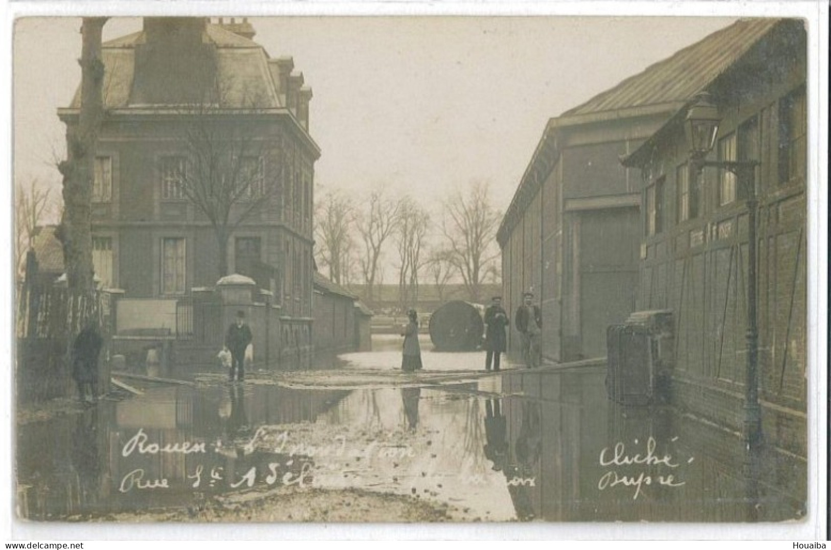 Carte Photo - Cliché De Dupré - L'inondation Rouen (76) - Other & Unclassified