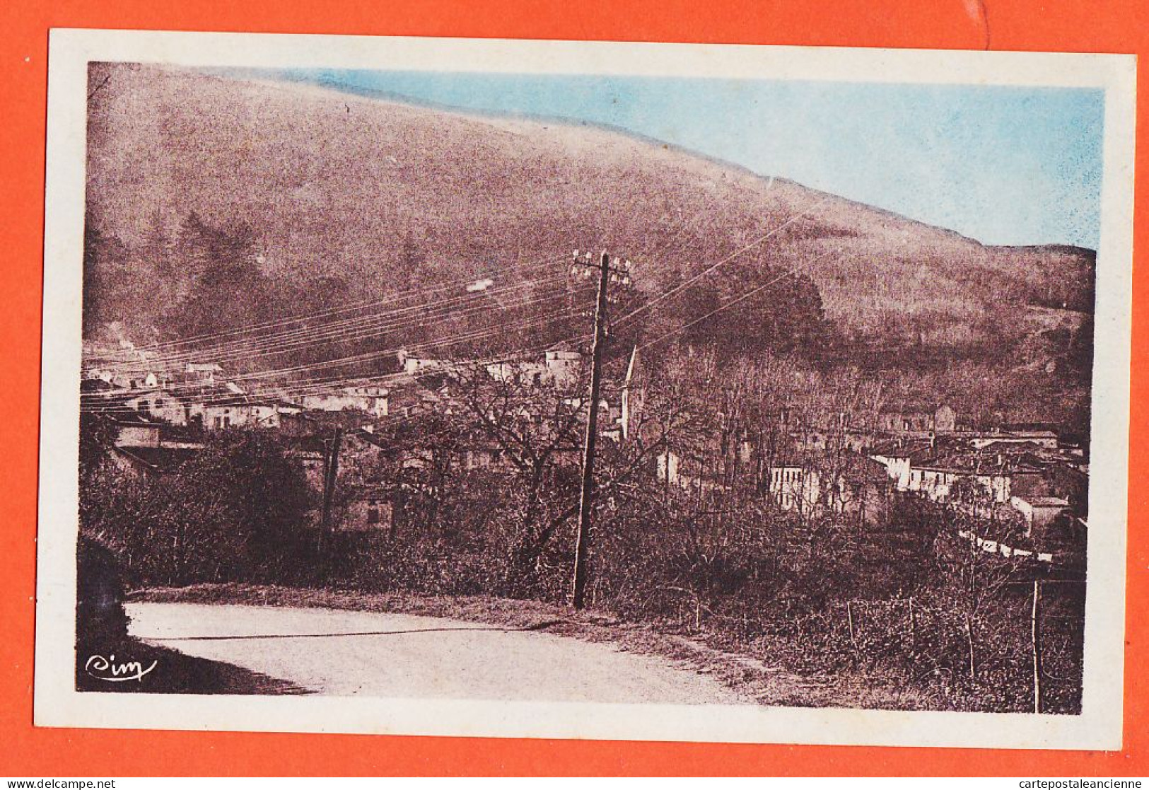 17402 / ⭐ ( Etat Parfait )  AIGUEFONDE 81-Tarn  Route Entrée Village Vue Generale 1940s COMBIER  - Andere & Zonder Classificatie