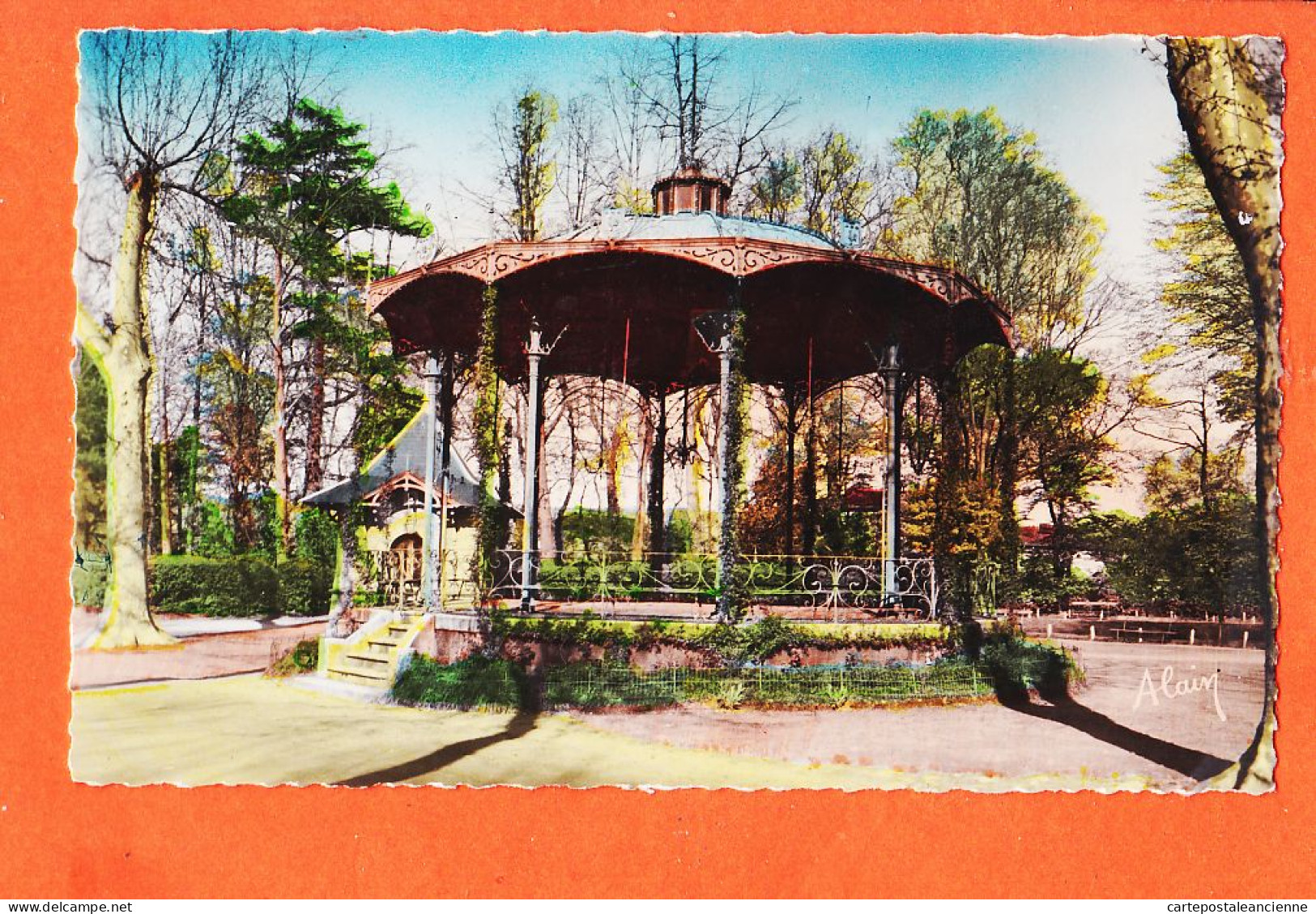 17322 / ⭐ MAZAMET 81-Tarn Kiosque à Musique Le Jardin Public 1940s Photo-Bromure ALAIN 4 - Mazamet