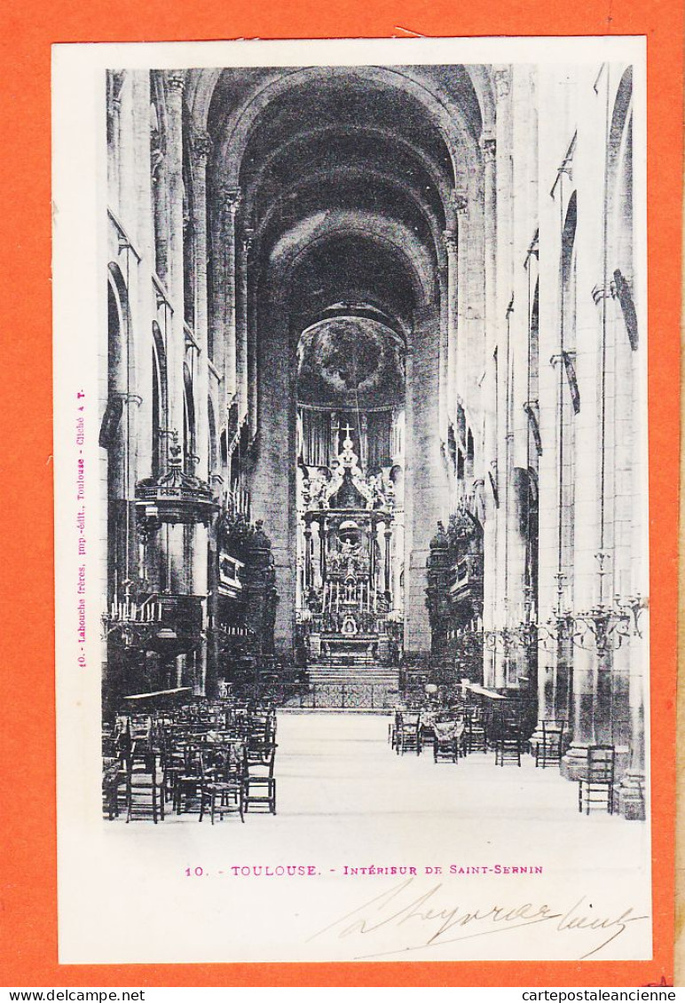 17161 / ⭐ 31-TOULOUSE Intérieur Eglise SAINT-SERNIN 1901 à Louis ALBY Chateau Parisot Soual LABOUCHE 10 Cliché TRANTOUL - Toulouse