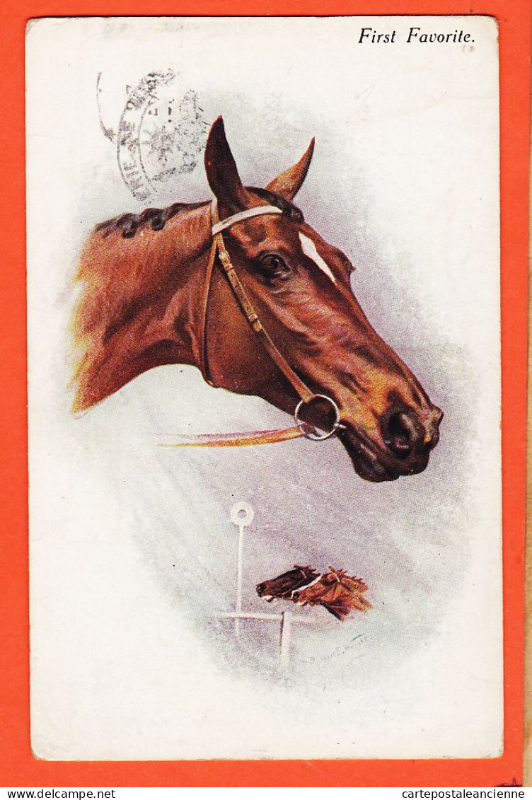 17449 / ⭐ Gilbert WRIGHT Têtes Chevaux Horses Heads First Favorite 26-04-1917 Serie J-6 N° 2707 James HENDERSON London - Sonstige & Ohne Zuordnung