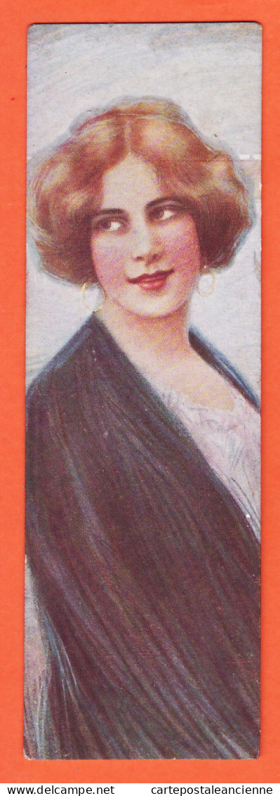 17433 / ⭐ ♥️ Peu Commun Illustrateur Italien Portrait Femme Dim CPA 55x150mm 19176 Raoul à RAYNAUD Café Orphéon Castr - 1900-1949