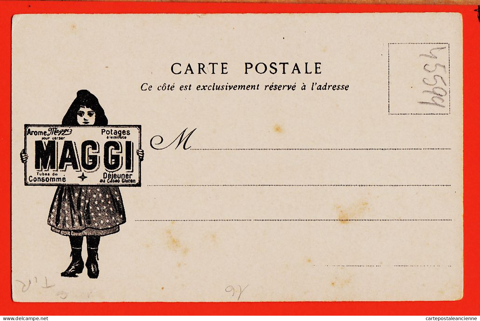 17427 / ⭐ Potages MAGGI ST-GERMAIN Ou Crême Bisque ART NOUVEAU Par Lucien ROBERT 1905s FORTIER- MAROTTE - Robert