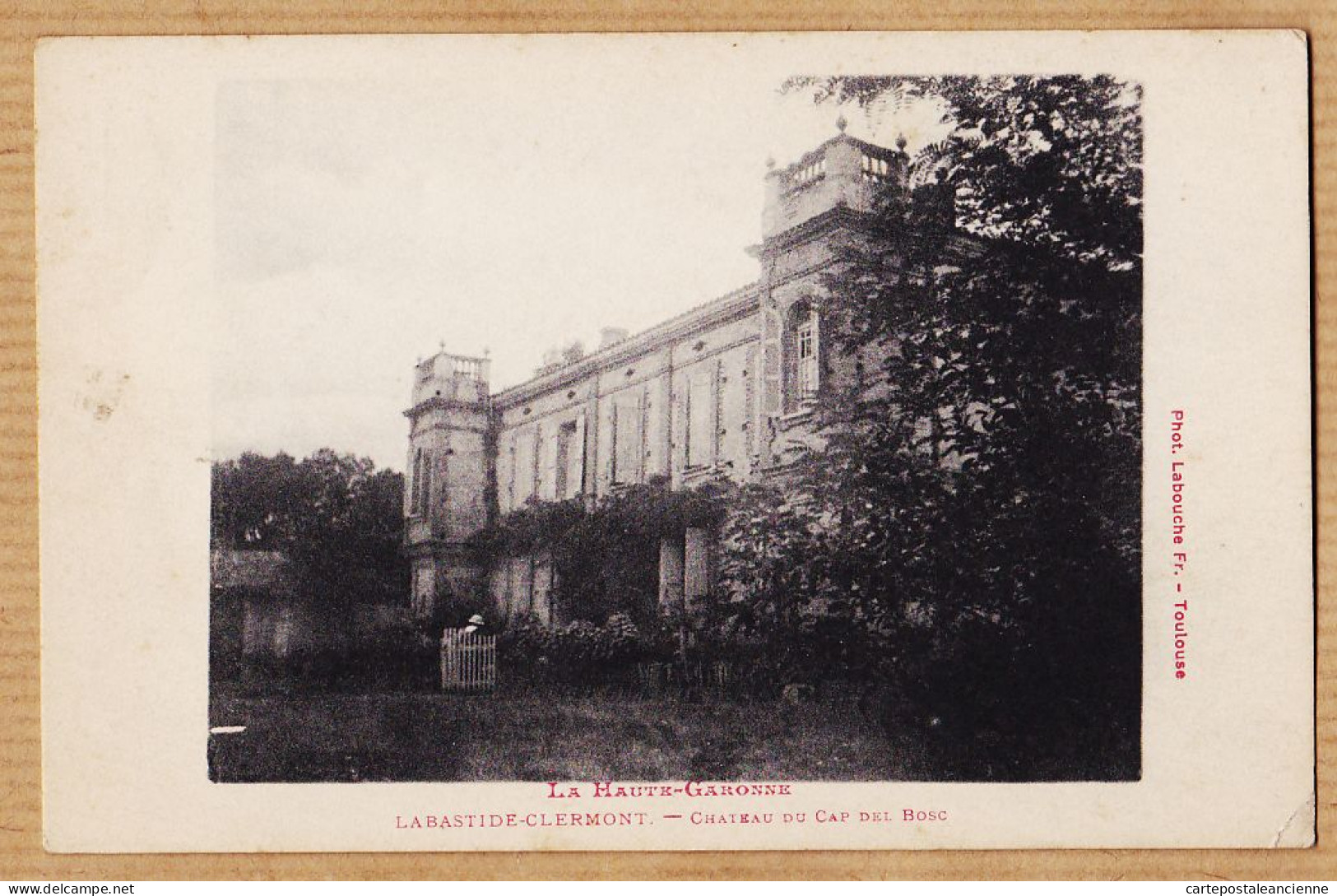 17267 / ⭐ Rare BASTIDE-CLERMONT Chateau Du CAP Del BOSC 1910s Photo LABOUCHE Toulouse Haute-Garonne - Andere & Zonder Classificatie