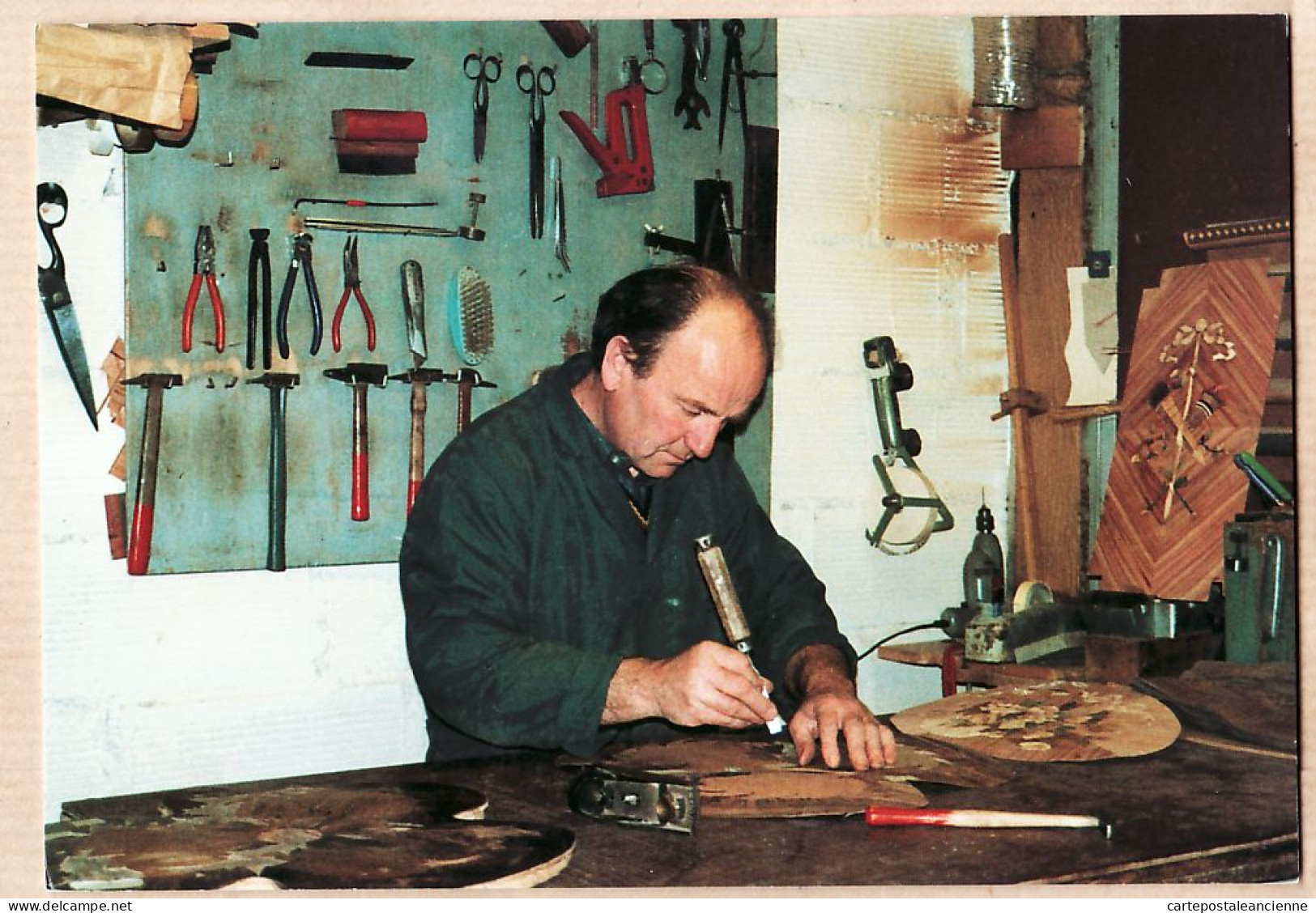 17176 / ⭐ REVEL Haute-Garonne PEROTTI Marqueteur Travail Du Bois 05.1991 Photo Christian LEVASSEUR Tirage 300 Ex - Revel