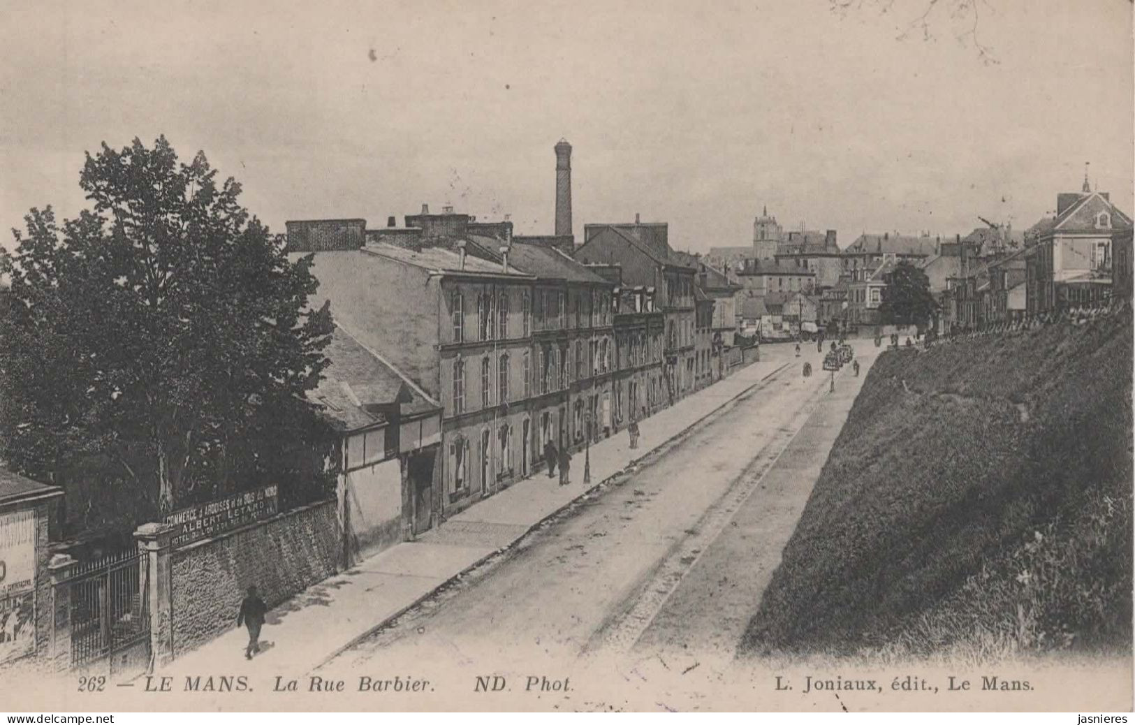 CPA  LE MANS - La Rue Barbier - 1917 - Le Mans