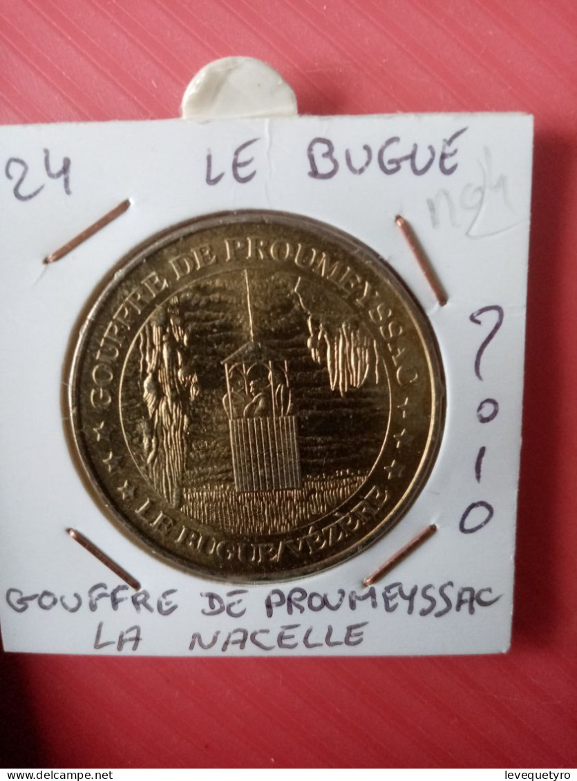 Médaille Touristique Monnaie De Paris MDP 24 Proumeyssac 2010 - 2010