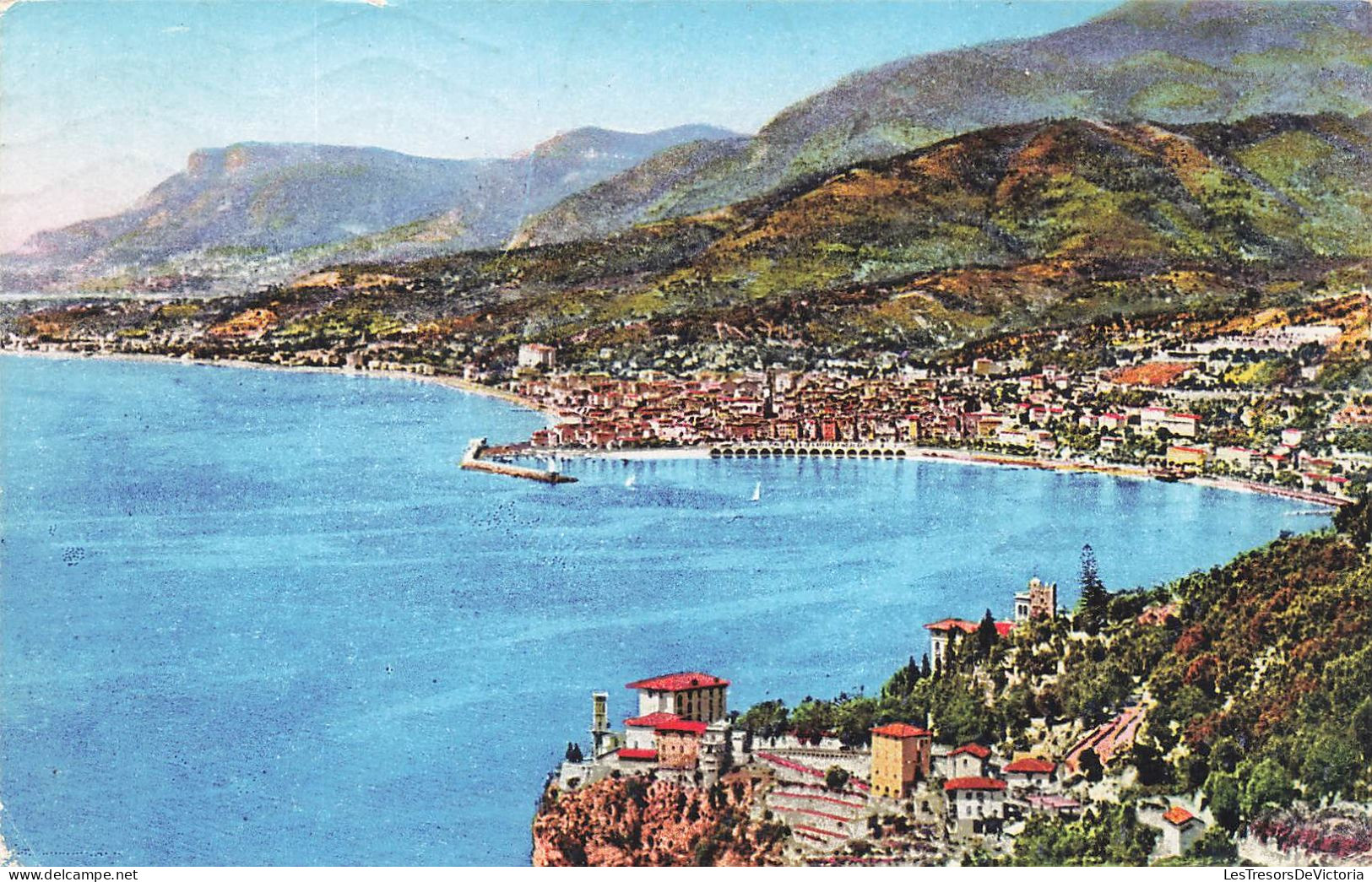 ITALIE - Grimaldi - Ventimiglia - Frontiera Italiana - Vue Sur Une Partie De La Ville - Carte Postale Ancienne - Imperia