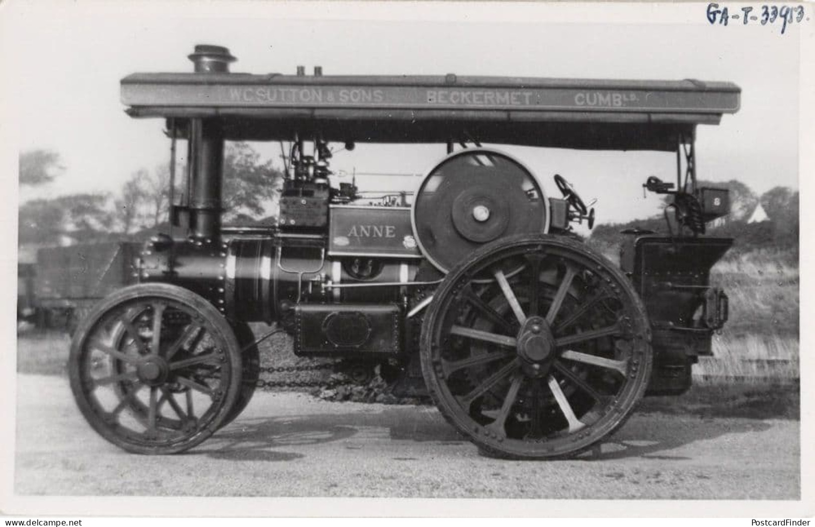 Garrett 33953 Tractor Sutton & Sons Cumberland Old Photo - Bauernhöfe