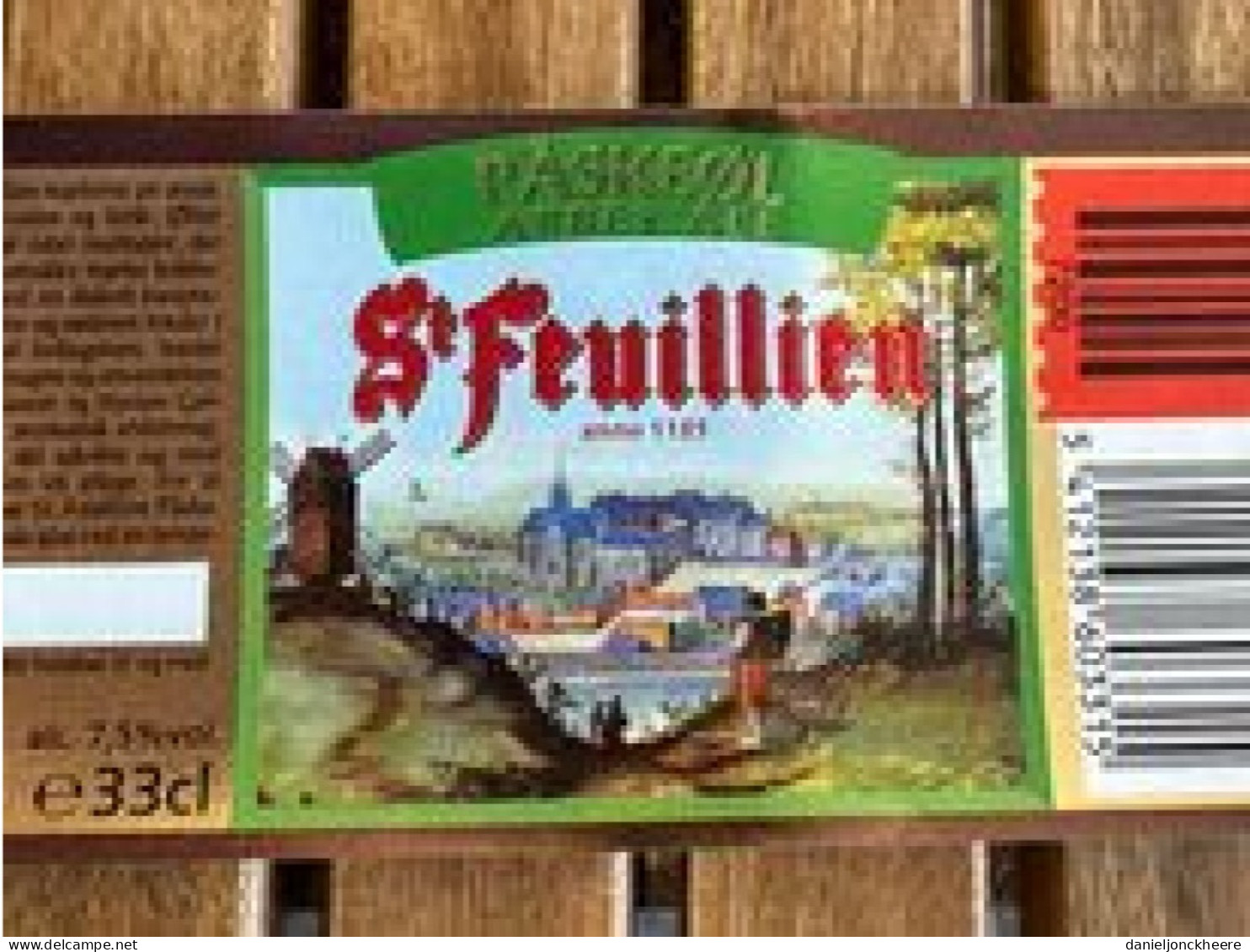 St Feuillien Paskeol Label Etiket Abbey Ale Belgium Beer - Alcools & Spiritueux