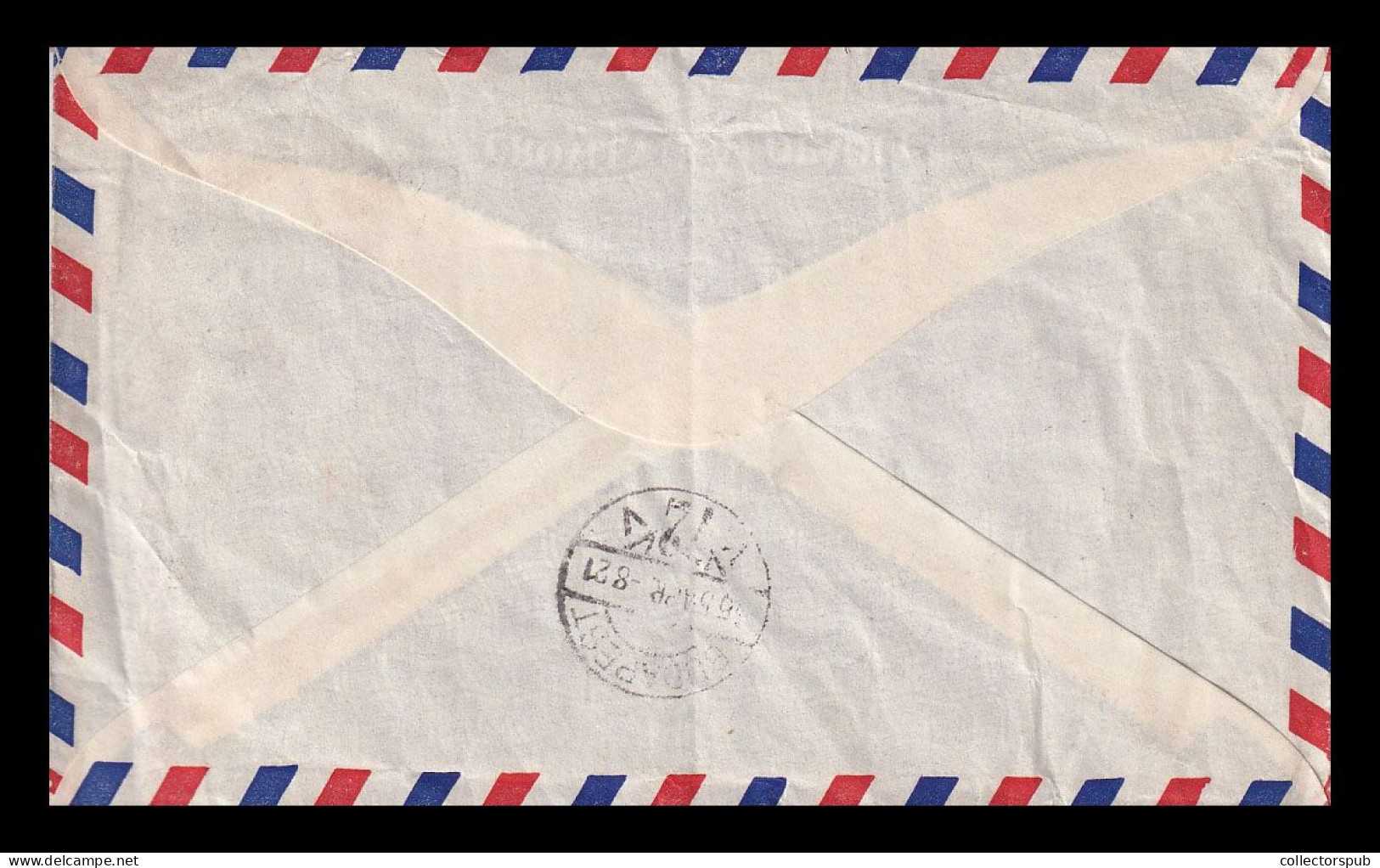 PEAKHURST 1955. Nice Airmail Cover To Hungary With Postage Due Stamps - Lettres & Documents