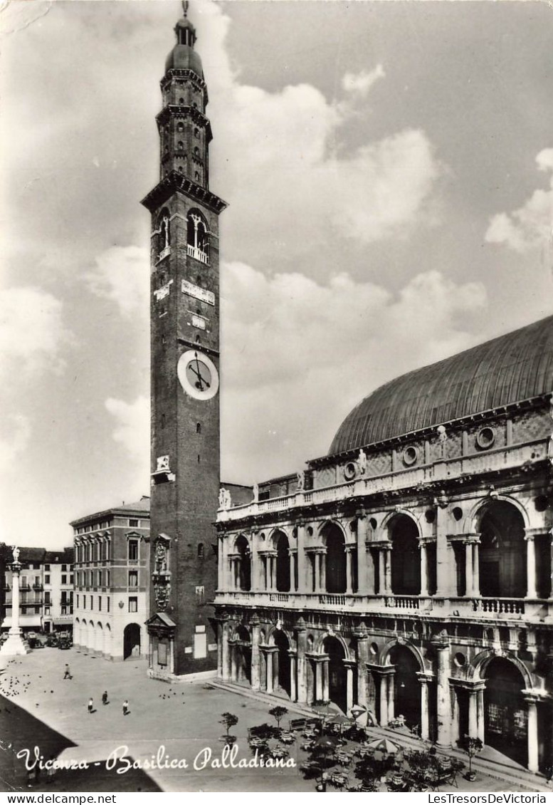 ITALIE - Vicenza - Basilica Palladiana - Basilique Palladiana - Vue Panoramique - Animé - Carte Postale Ancienne - Vicenza