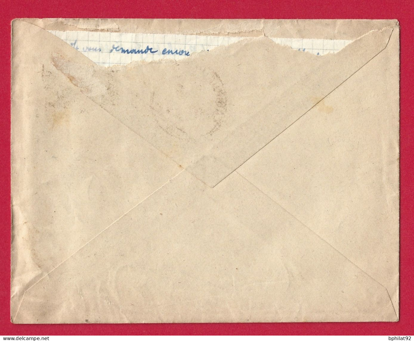 !!! LETTRE INTÉRIEURE AVEC CACHET DE CHANTIERS DE JEUNESSE DE 1944 - Guerre De 1939-45