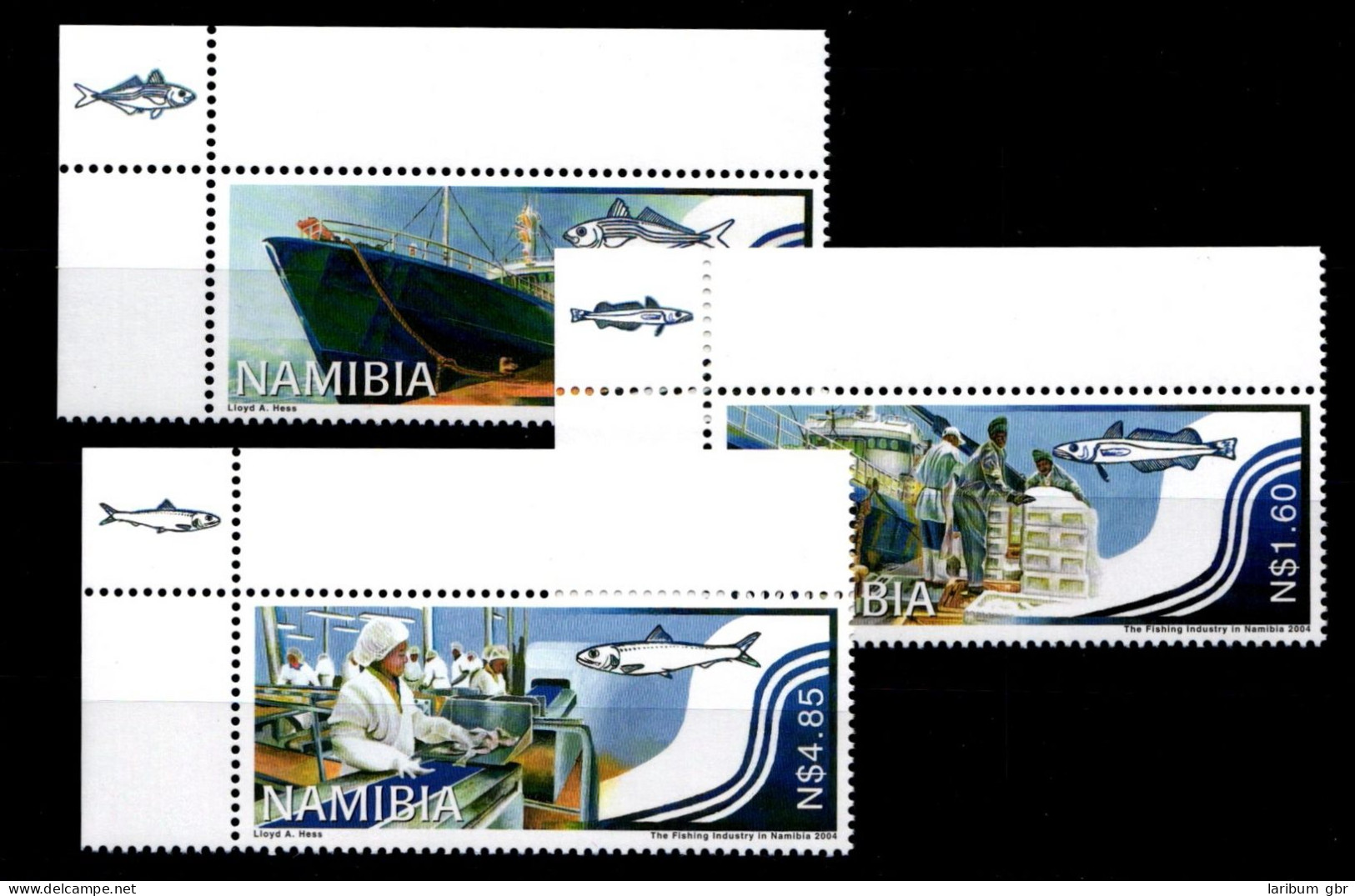 Namibia 1132-1134 Postfrisch Schifffahrt #GQ904 - Namibië (1990- ...)