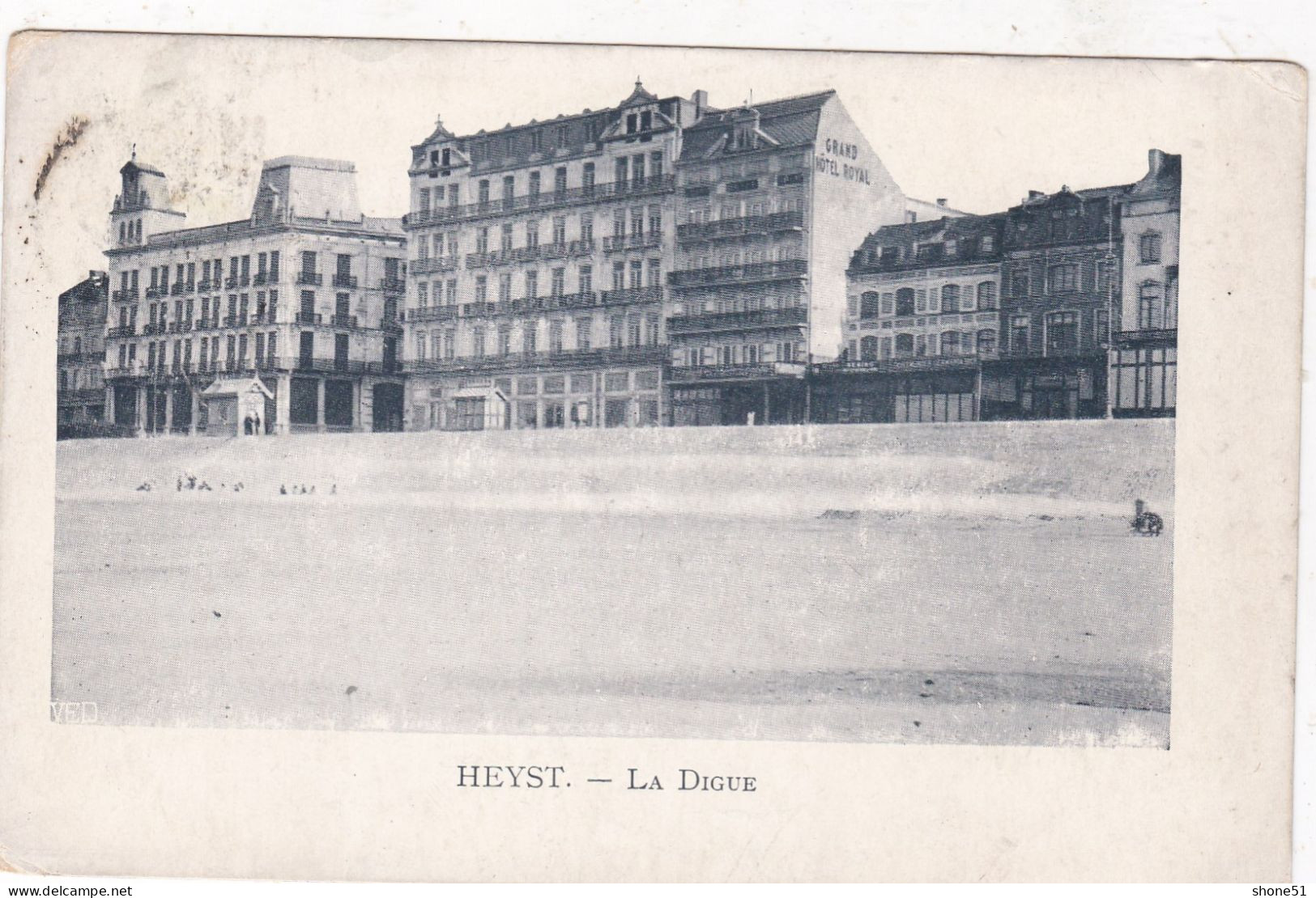 HEYST - La Digue  1902 G - Heist