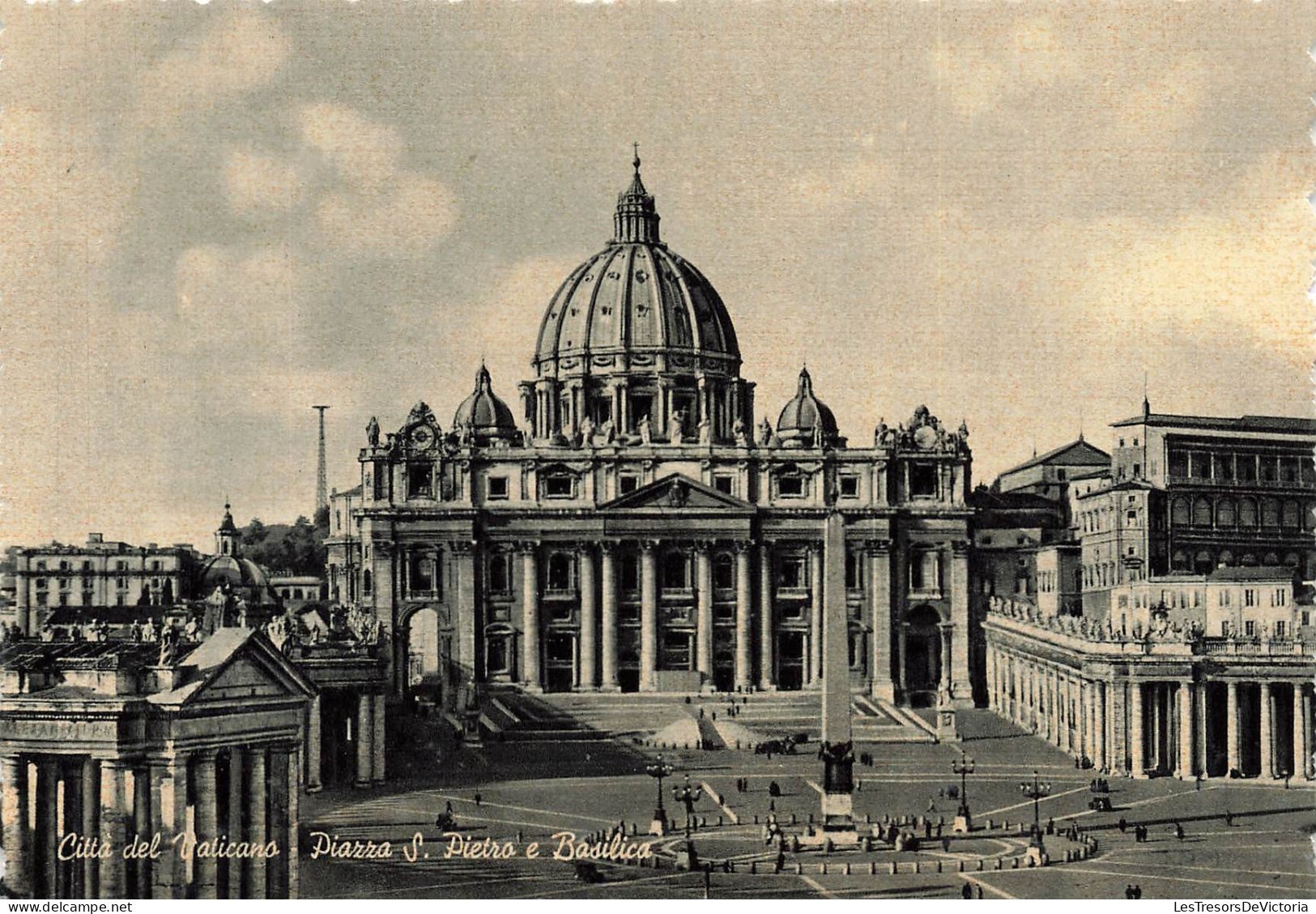 VATICAN - Citta Del Vaticano - Piazza S. Pietro E Basilica - Carte Postale - Vatican