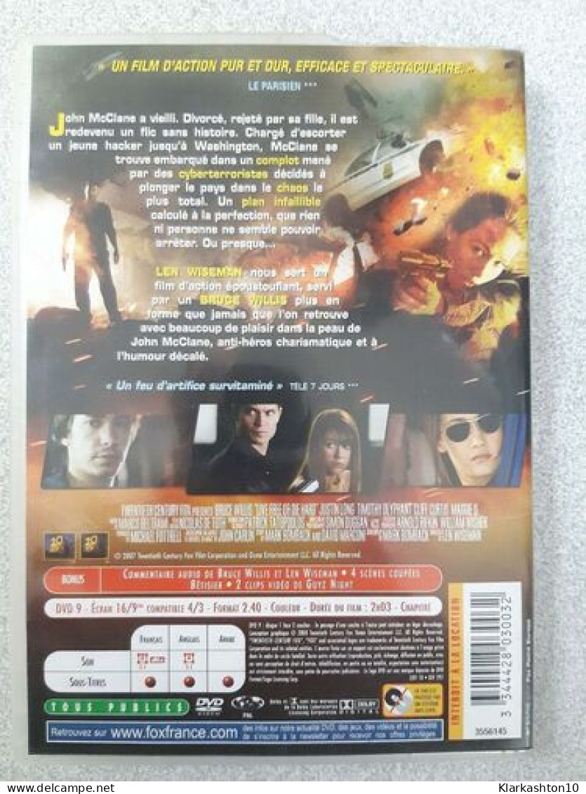 DVD Film - Die Hard 4 - Retour En Enfer - Altri & Non Classificati