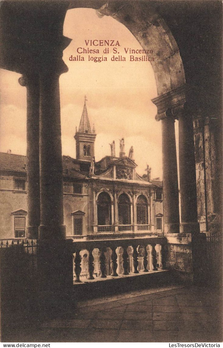 ITALIE - Vicenza - Chlesa Di S Vincenzo Dalla Loggia Della Basilica - Carte Postale Ancienne - Vicenza