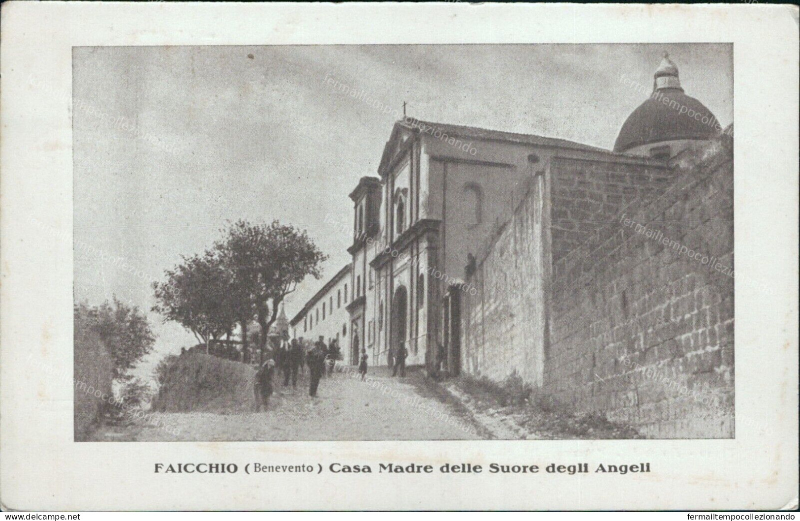 Cs333 Cartolina Faicchio Casa Madre Delle Suore Degli Angeli Benevento 1939 - Benevento