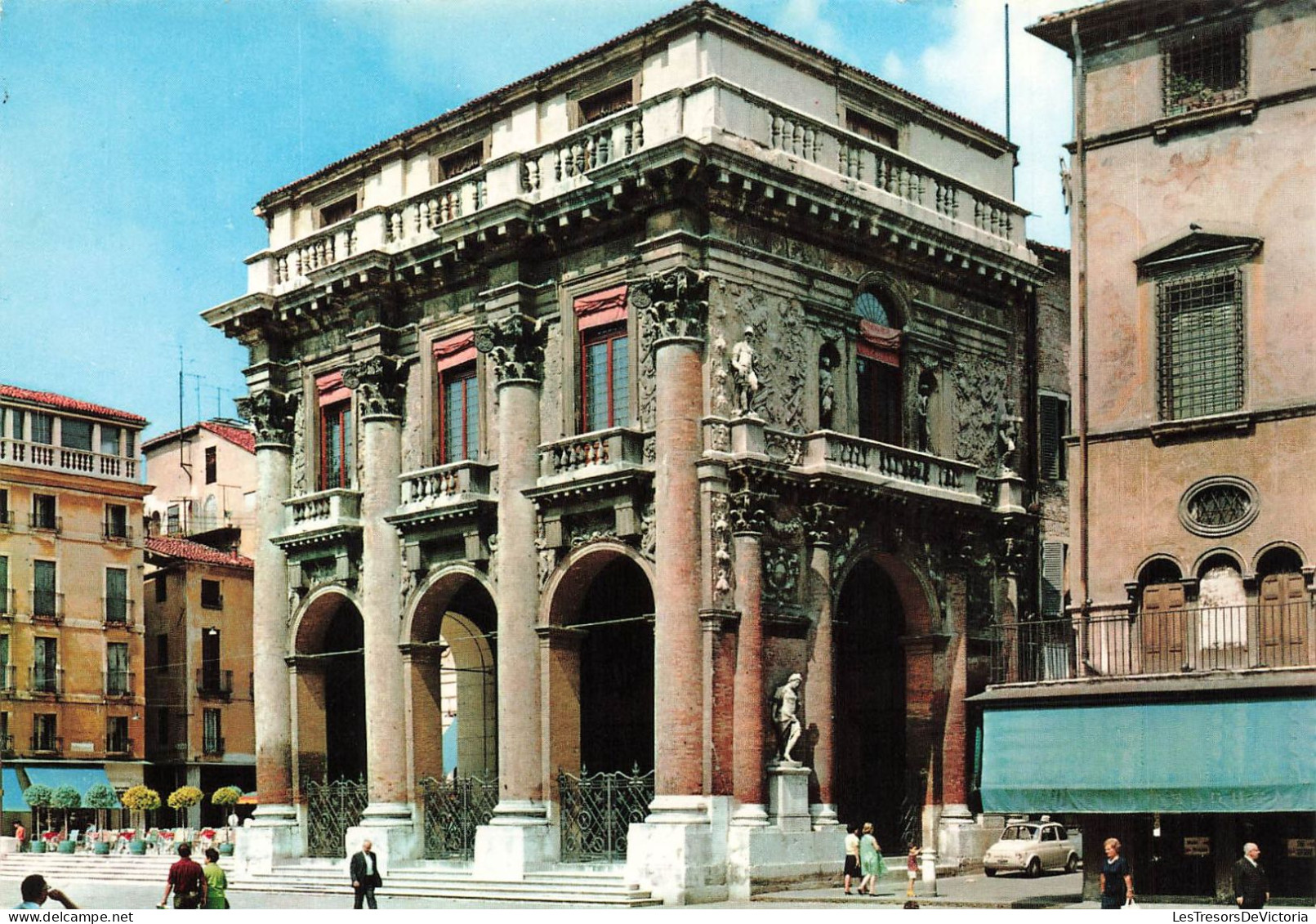 ITALIE - Vicenza - Loge Du Capitaniato - Vue Générale - De L'extérieure - Animé - Carte Postale Ancienne - Vicenza